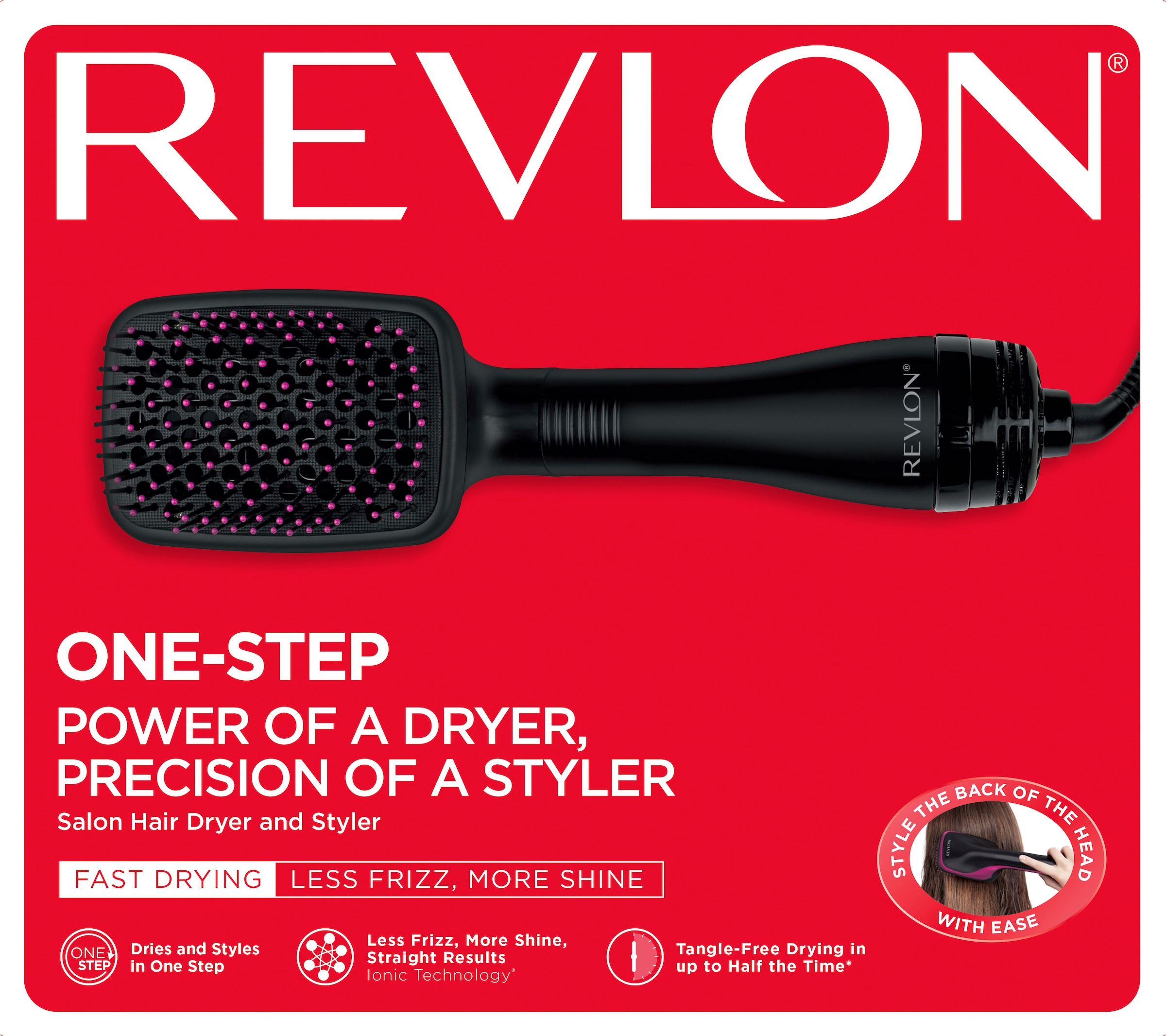 Revlon Haarglättbürste »RVDR5212UK2«, Ionen-Technologie, Salon One-Step Hair Dryer & Styler