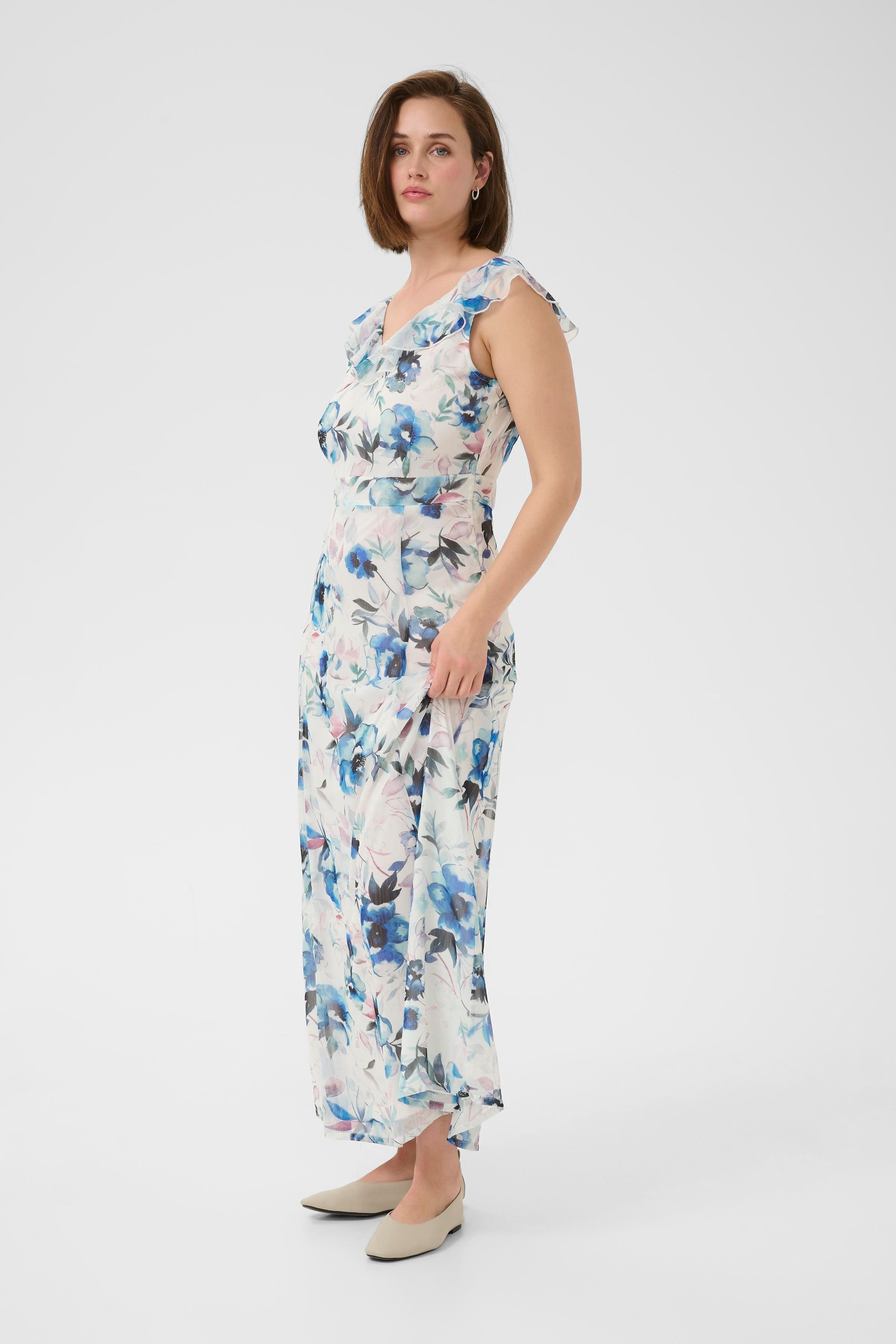 KAFFE Midikleid »Kleid KAelsa«