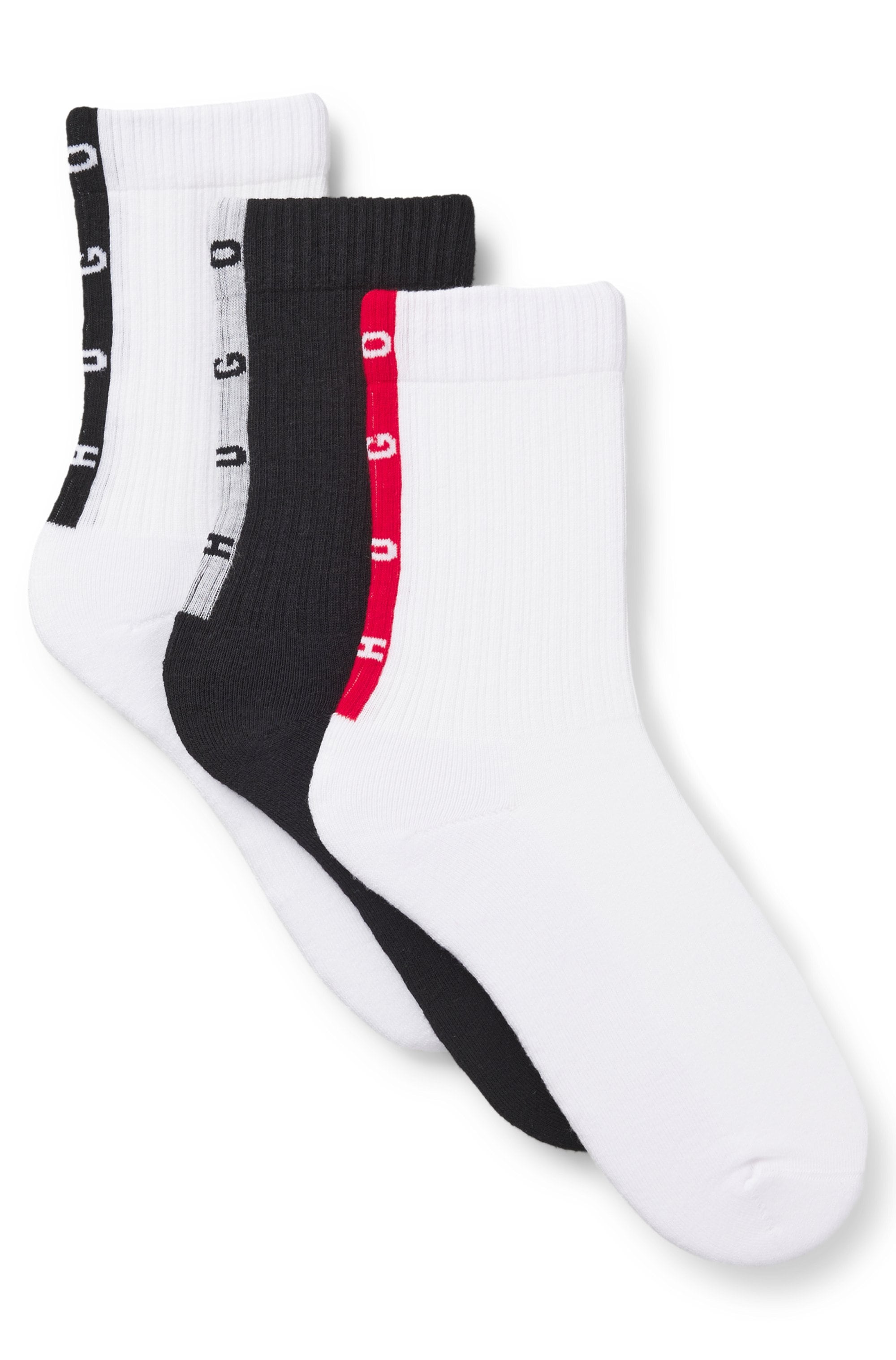 HUGO Underwear Freizeitsocken »3P QS BACK TAPE CC«