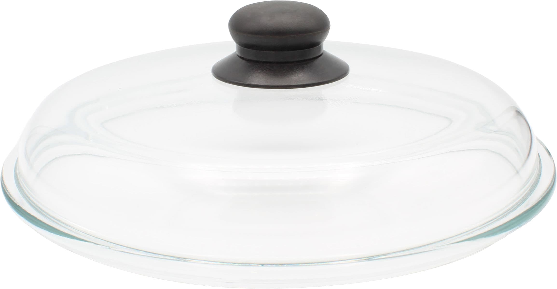 Krüger Deckel »Glasdeckel Brilliant mit Kunststoffknopf« hitzebeständig bis 160°C und spülmaschinengeeignet