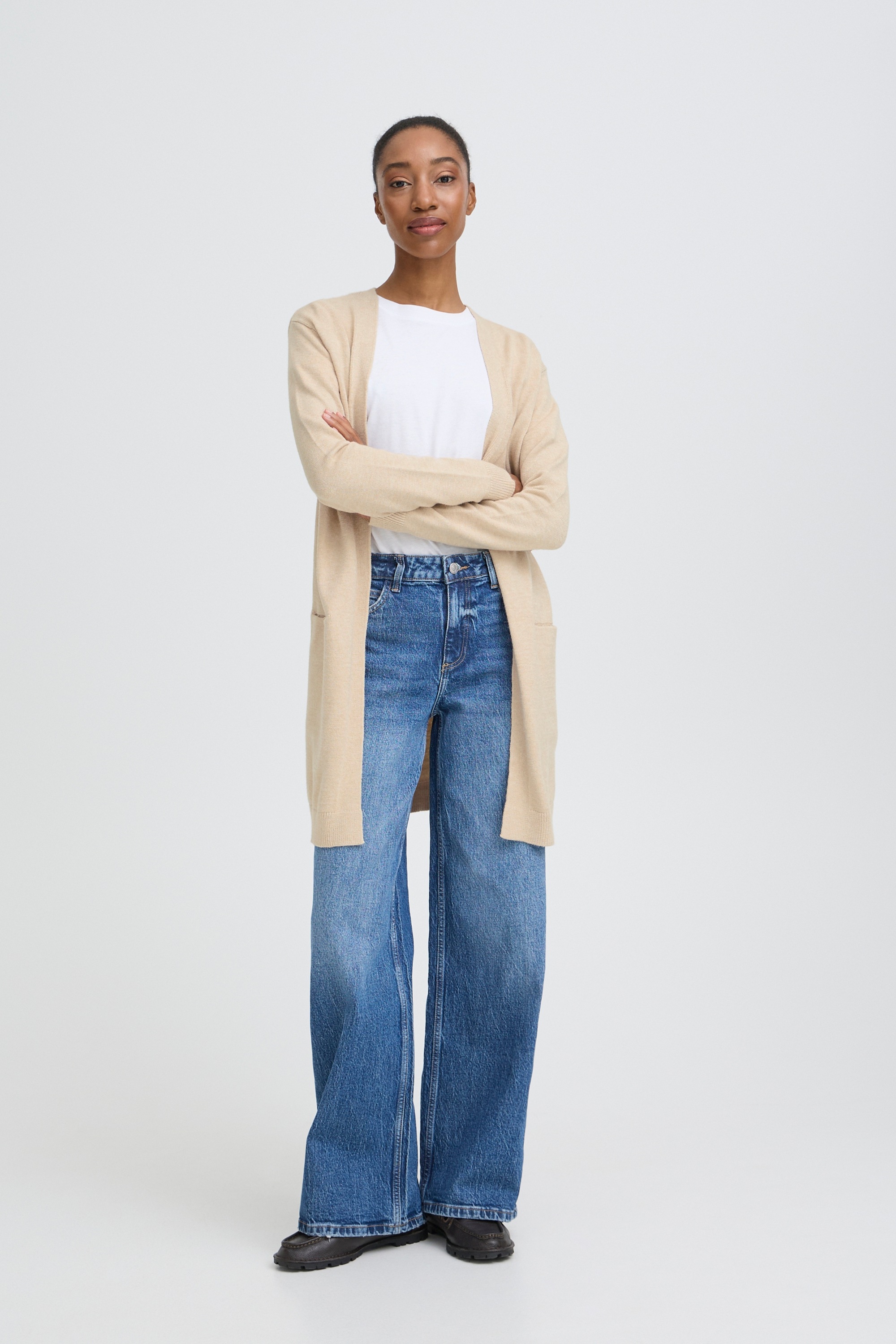 b.young Strickjacke »Damen Langarm BYNONINA«