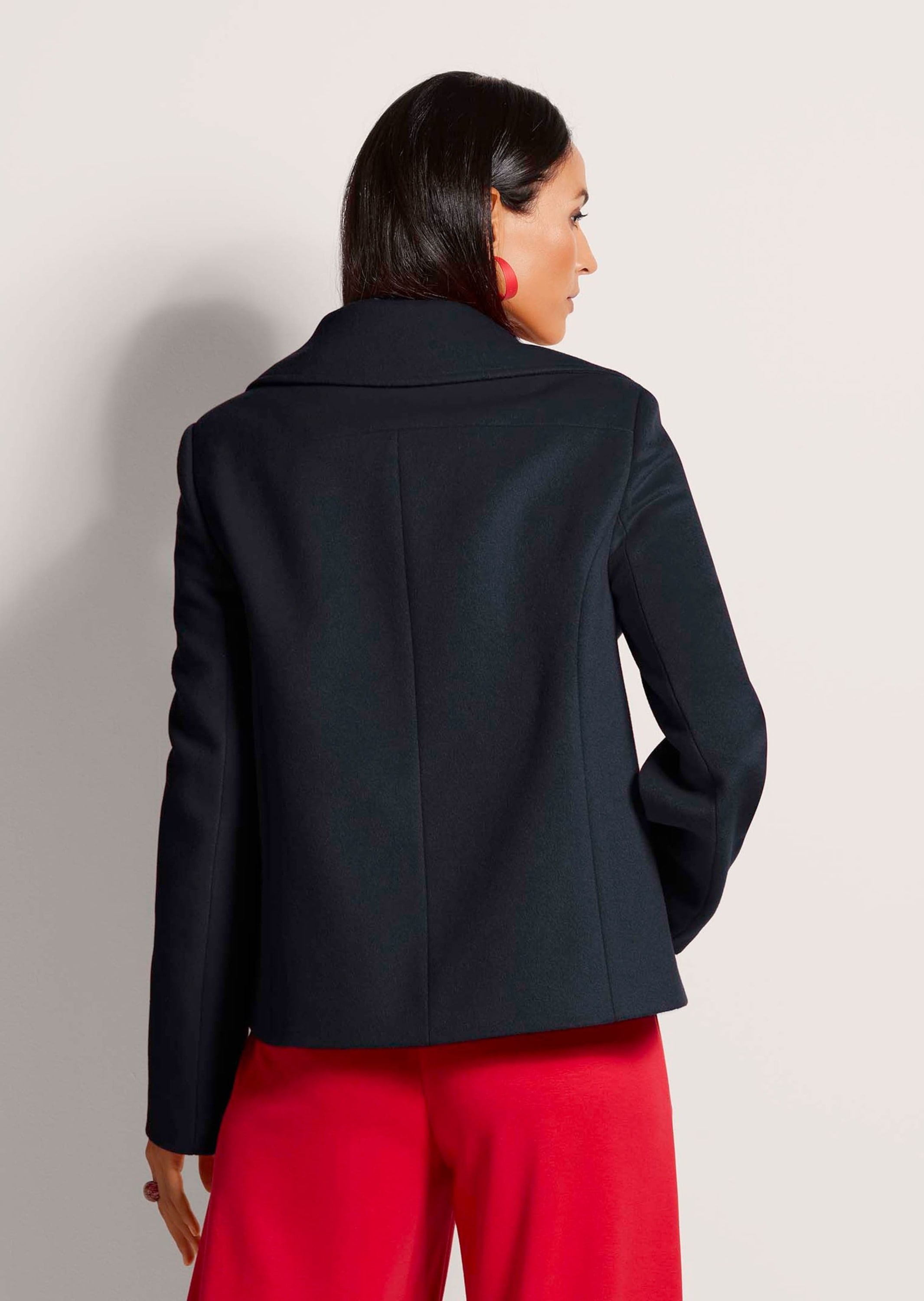 MADELEINE Kurzjacke »Caban Elegante Caban-Jacke mit Taschen« Cabanjacke