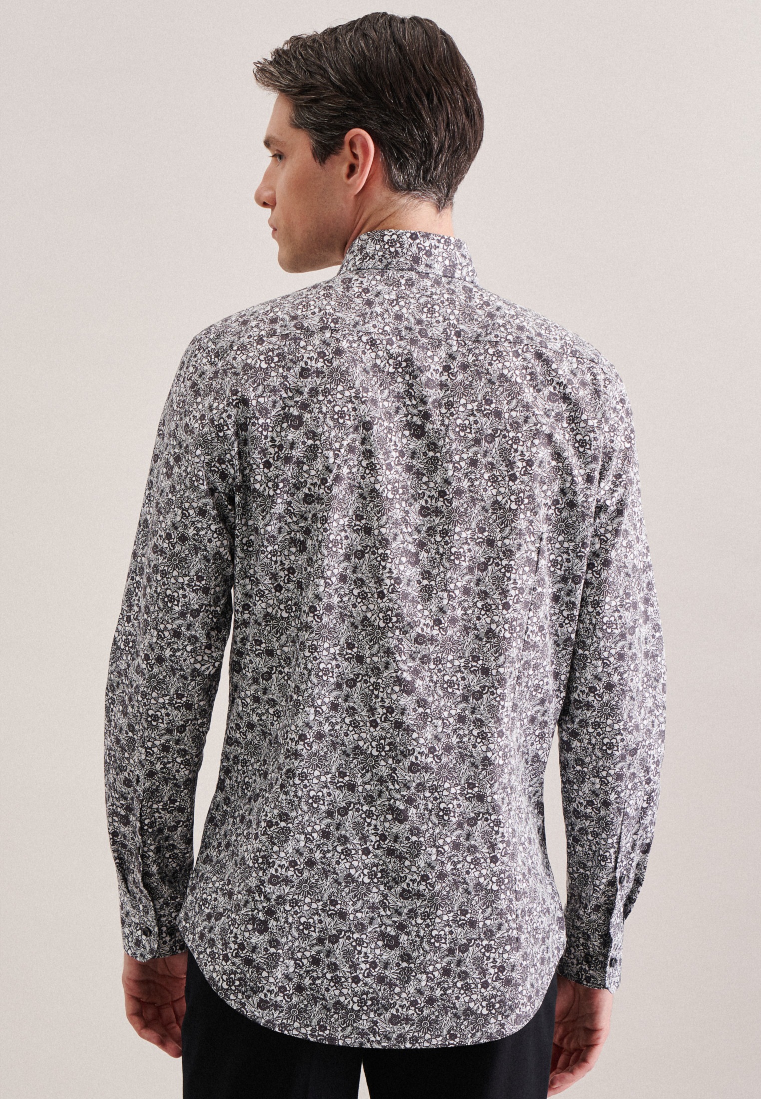 seidensticker Businesshemd »X-Slim«, X-Slim Langarm Kentkragen Floral