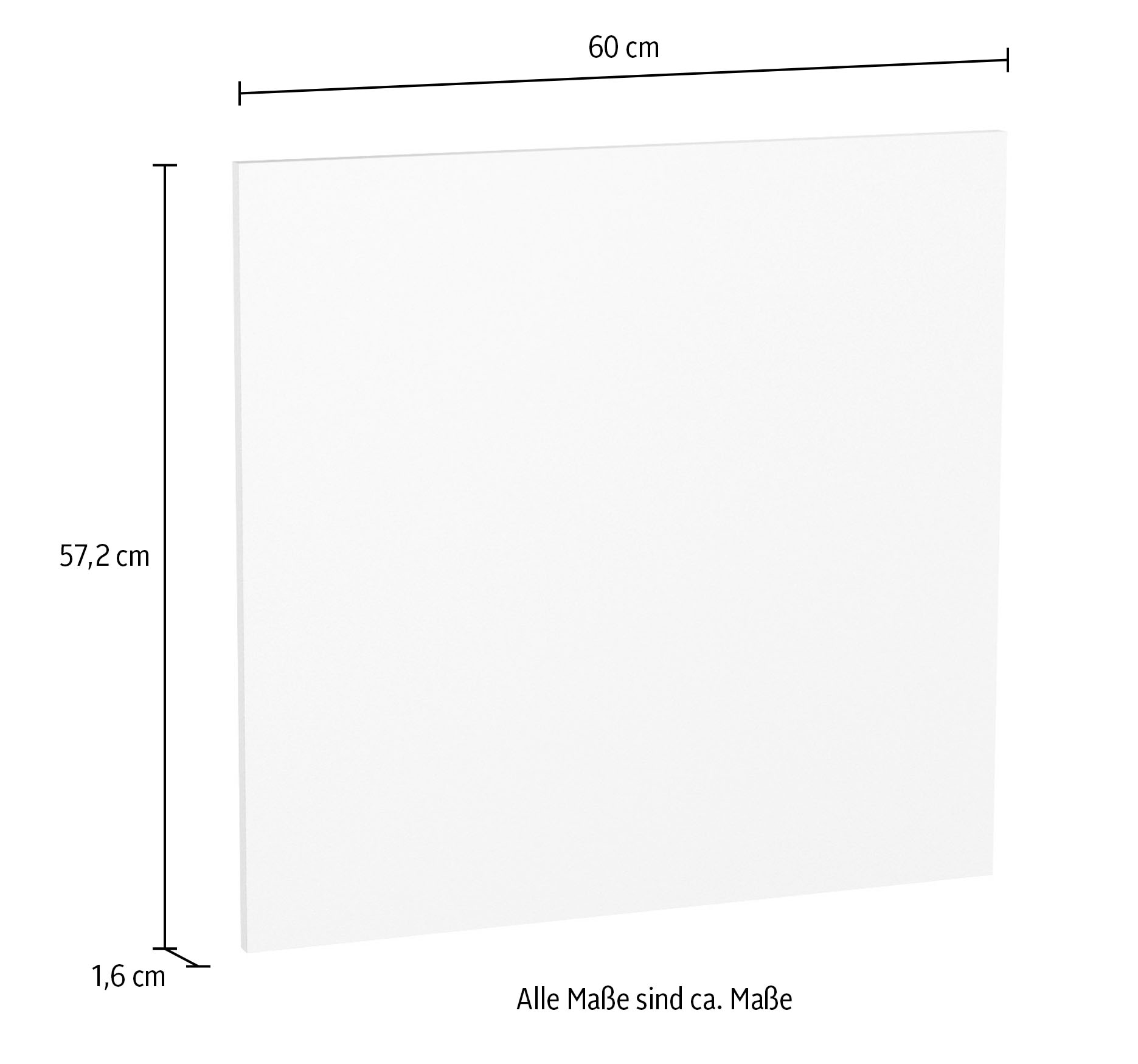 KOCHSTATION Vorsatztür »Paula« 1 tlg. tlg. für teilintegrierten Geschirrspüler 60 cm