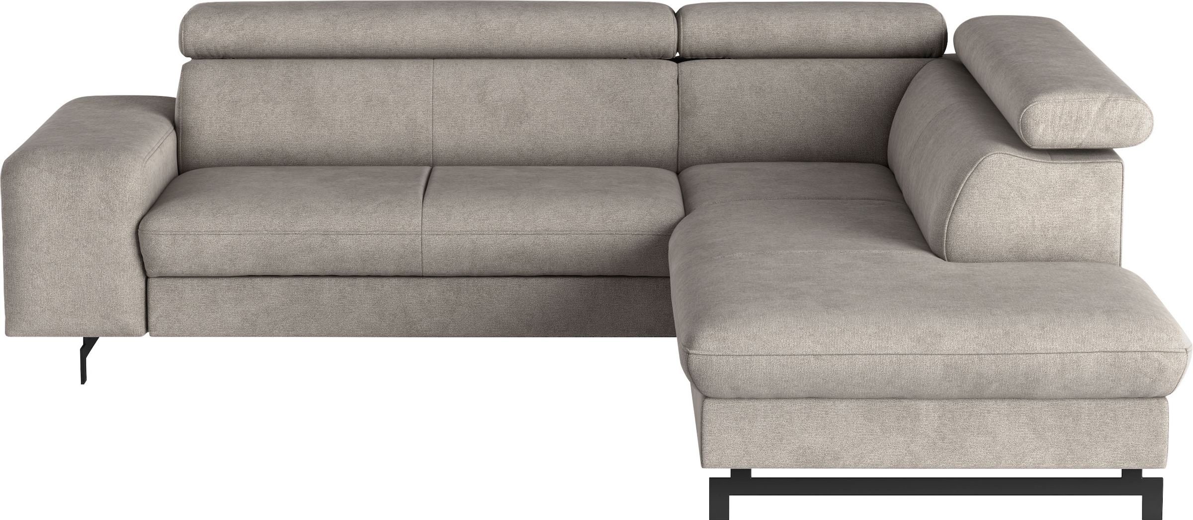 COTTA Ecksofa »Emma L-Form«, mit Kopfteilverstellung, wahlweise mit Bettfunktion & Bettkasten