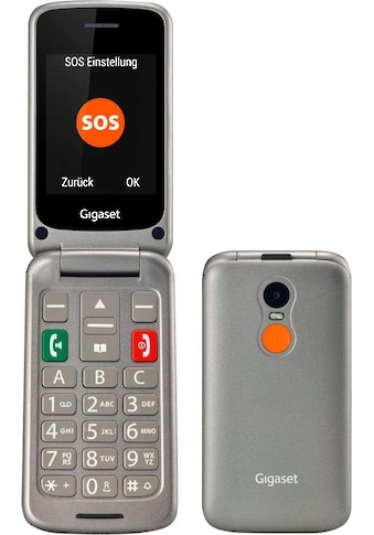 Klapphandy »GL590«, Titan-silber, 7,3 cm/2,8 Zoll, 0,03 GB Speicherplatz, 3 MP Kamera