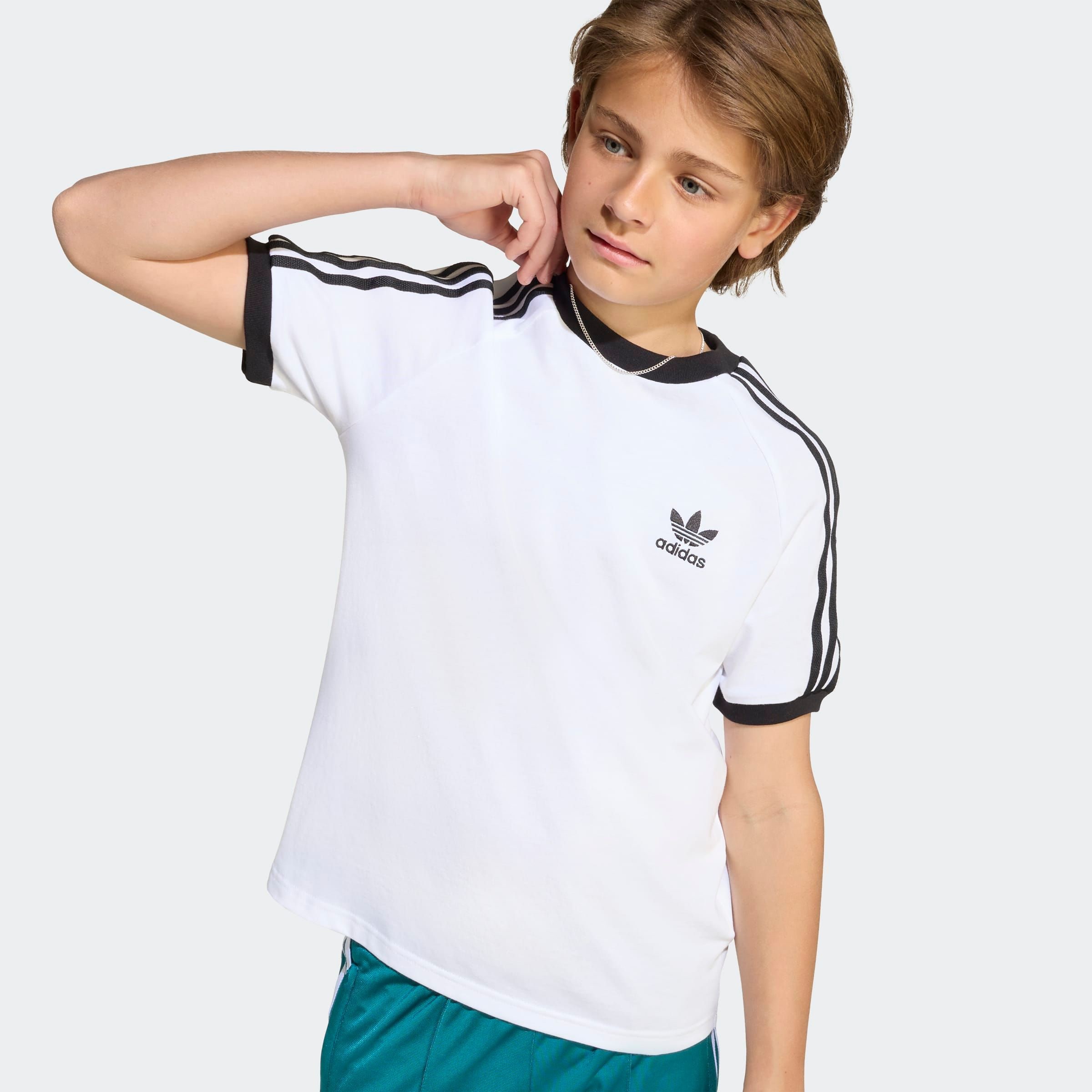 adidas Originals T-Shirt »3 STRIPE TEE«, drei Streifen Shirt für Kinder