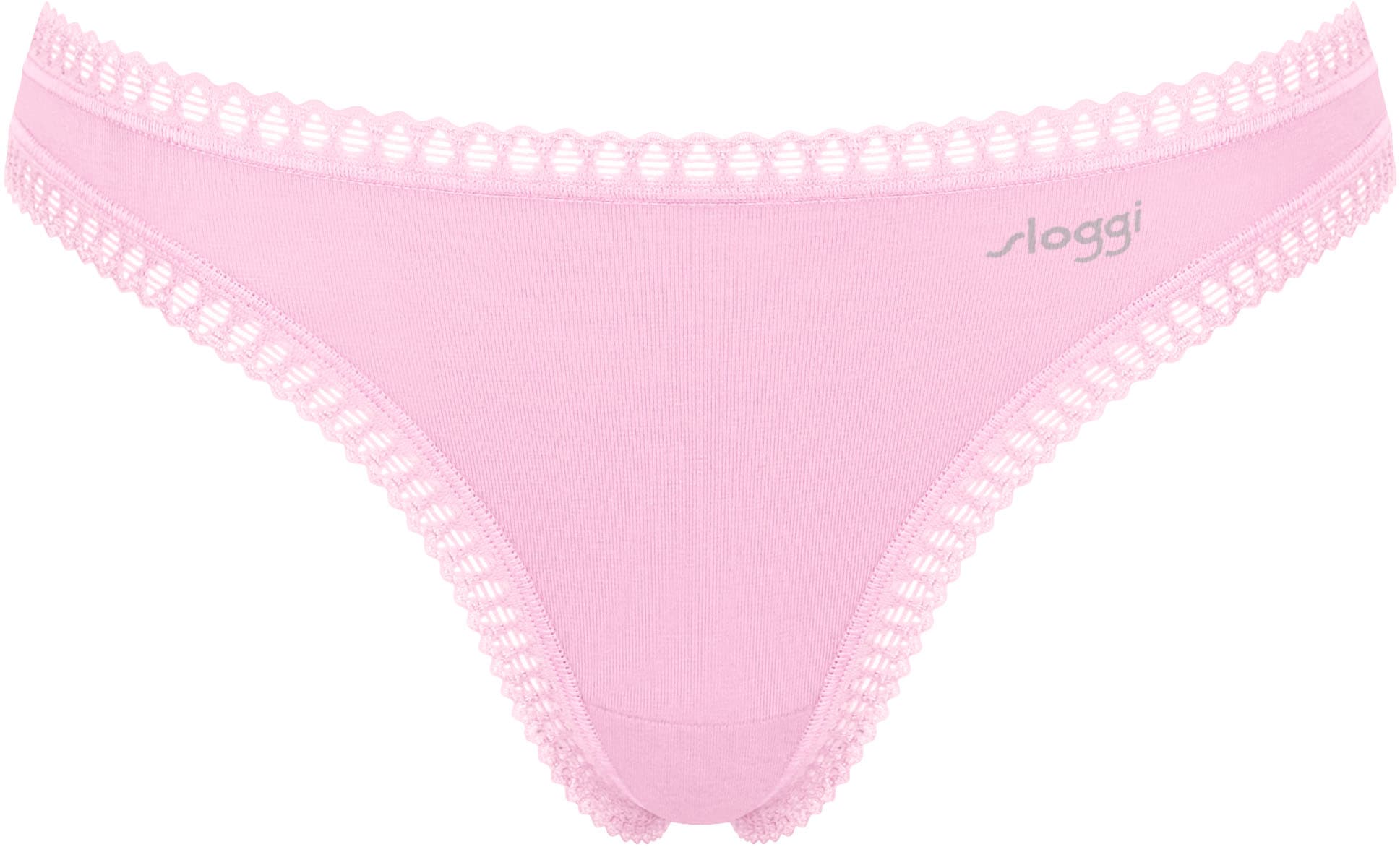 sloggi String »GO Crush«, (3er Pack), mit Spitzendetails, uni, gemustert