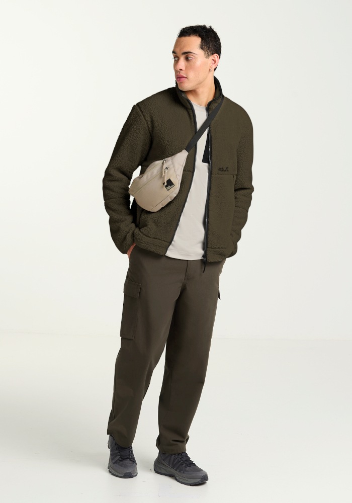 Jack Wolfskin Fleecejacke »STONE LITE JKT M« mit Sherpa-Fleece, weiche Oberfläche, wärmend, atmungsaktiv