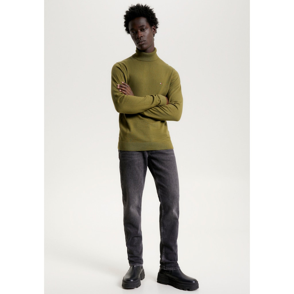 Tommy Hilfiger Rollkragenpullover »PIMA ORG CTN CASHMERE ROLL NECK«