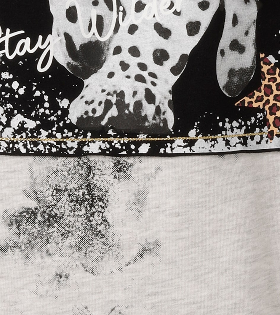Aniston PLUS Sweatshirt, mit großem Tigerprint - NEUE KOLLEKTION