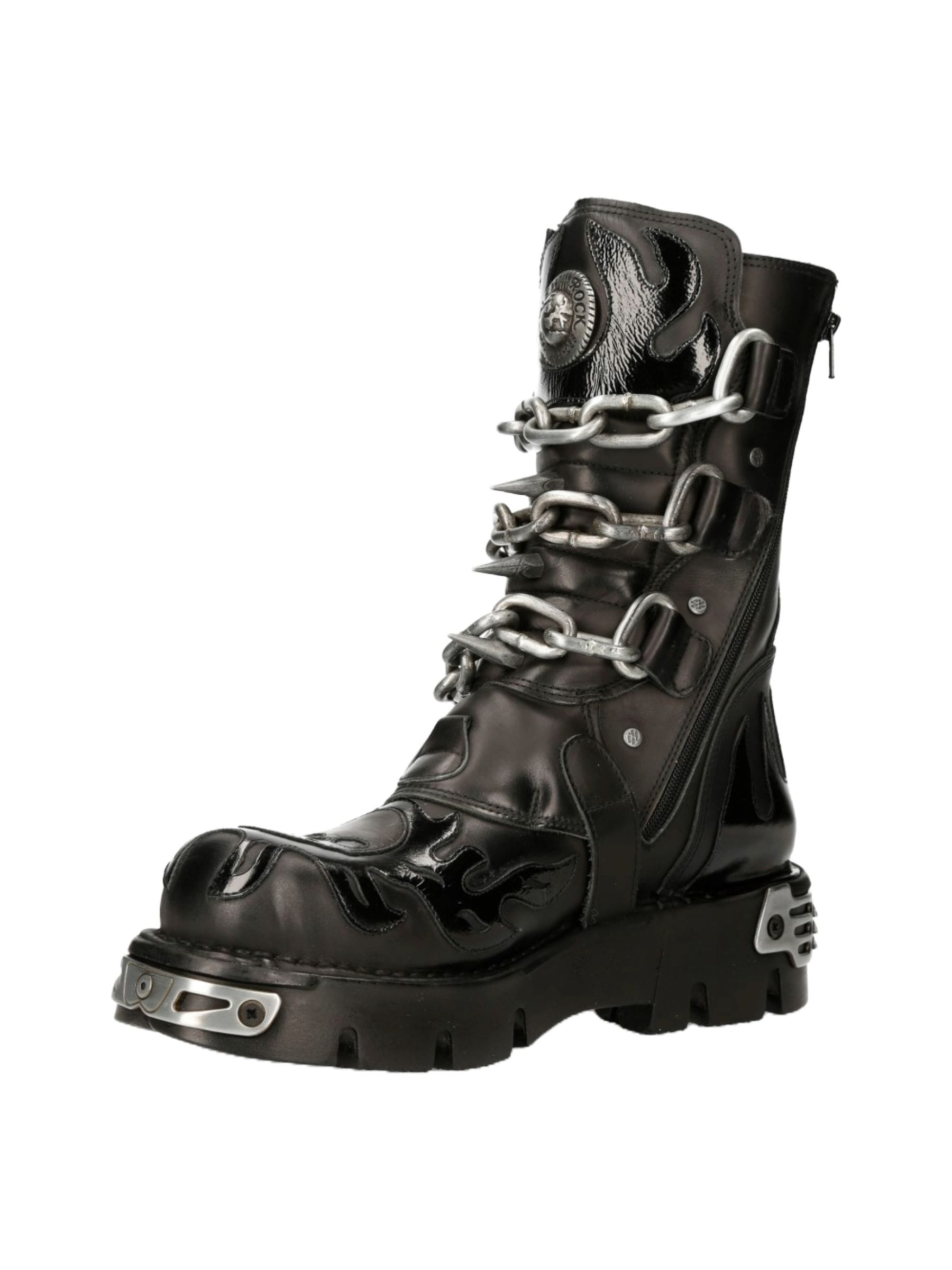 NEW ROCK Bikerboots »Plateau Biker Boots M-727-S5«  Handgefertigt, Made in Spain