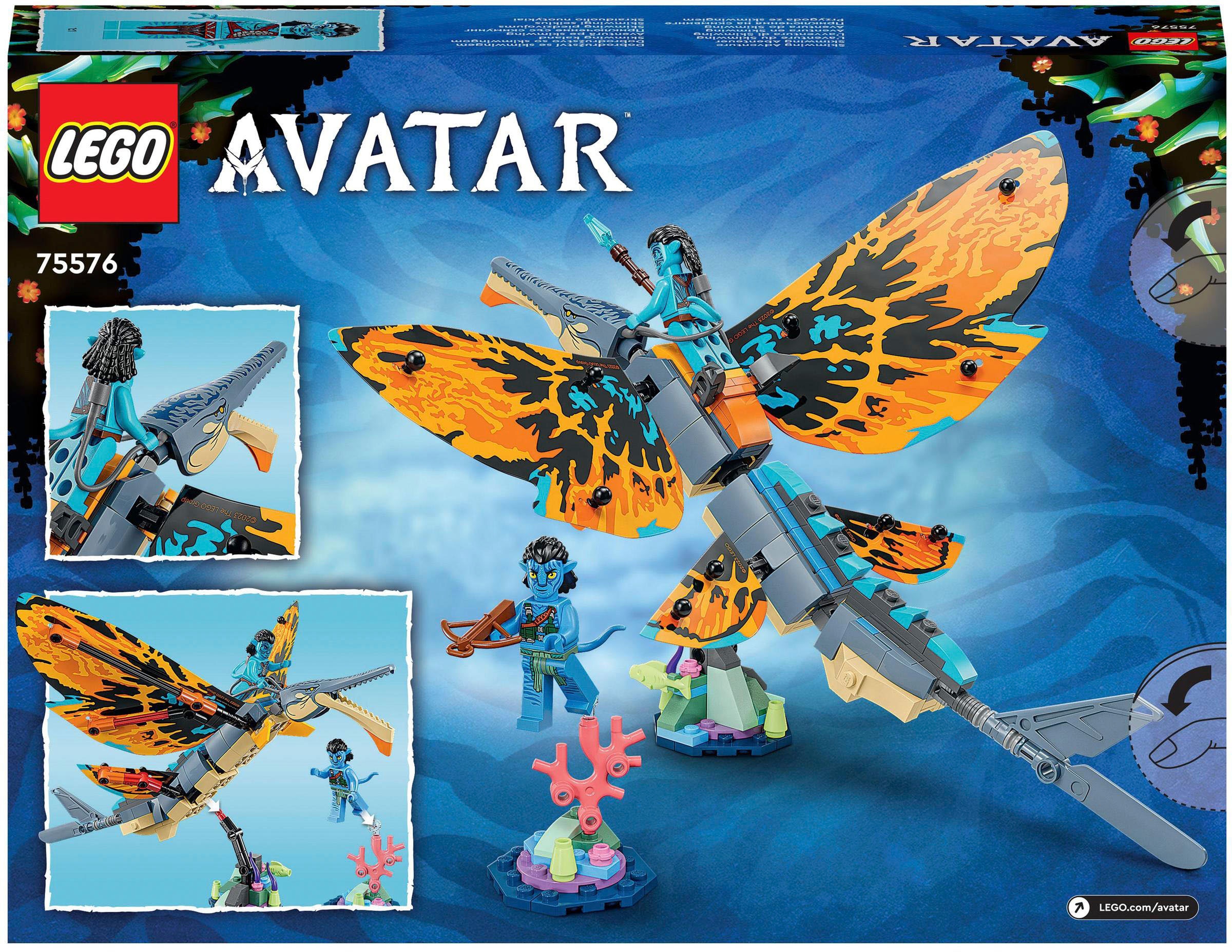 LEGO® Konstruktionsspielsteine »Skimwing Abenteuer (75576), LEGO® Avatar«, (259 St.), Made in Europe