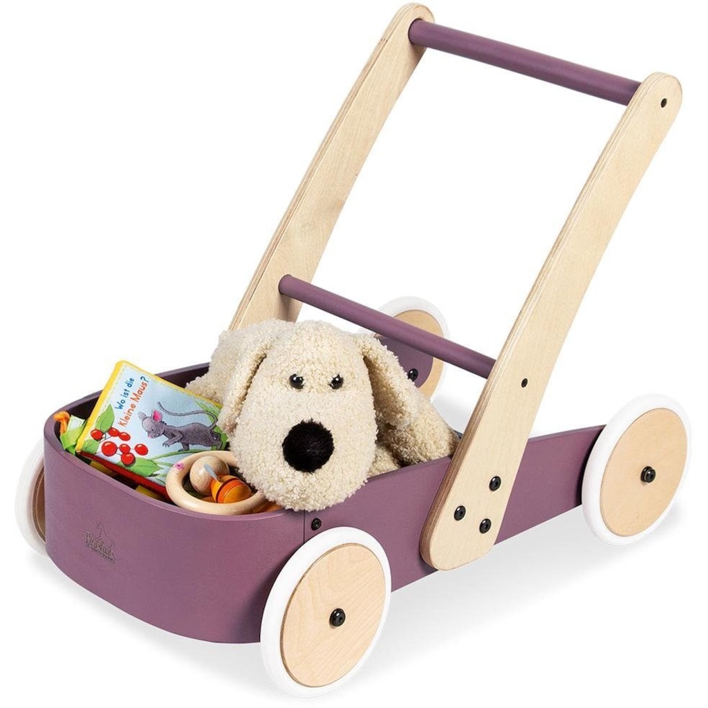 Pinolino® Lauflernwagen »Fiete, brombeer«, aus Holz