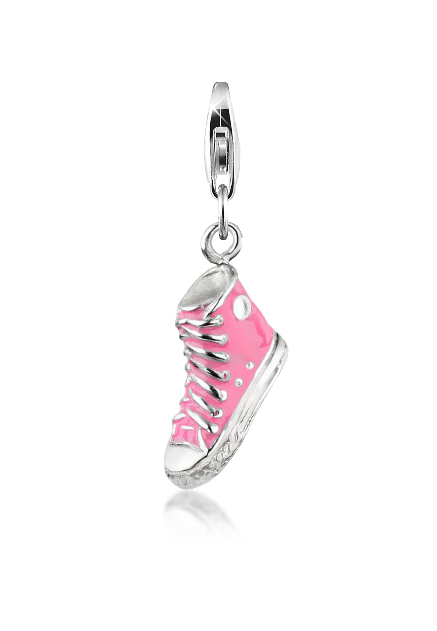 Charm Medaillon »Charm Anhänger Turnschuh Sneaker Emaille 925 Silber«