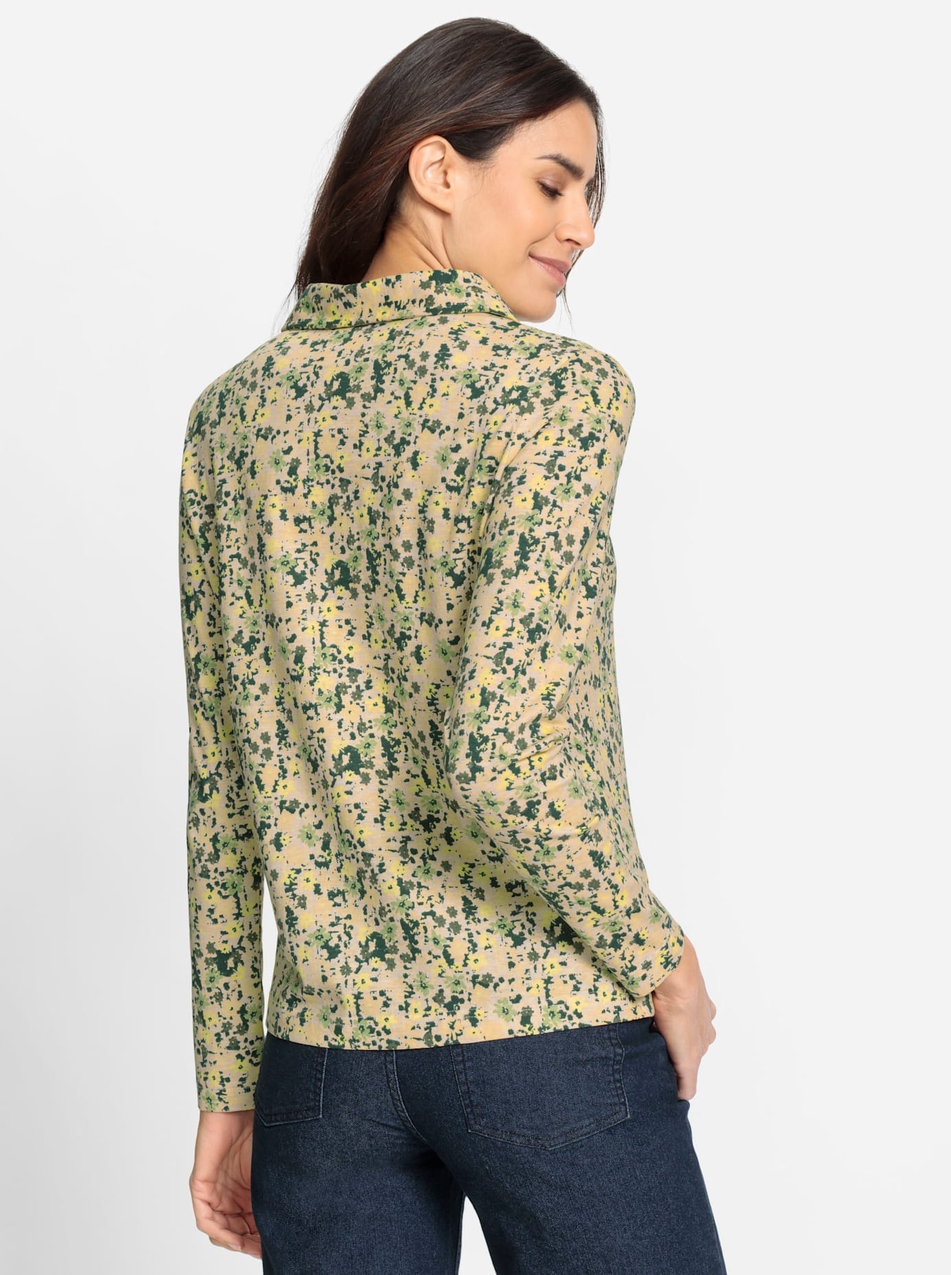 Inspirationen Poloshirt »Langarm-Poloshirt«, (1 tlg.)