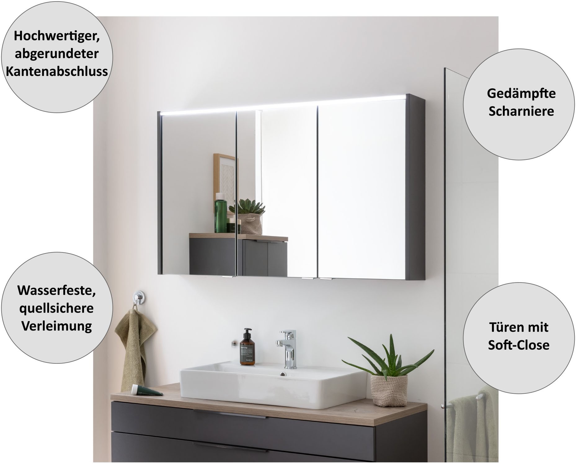 FACKELMANN Spiegelschrank