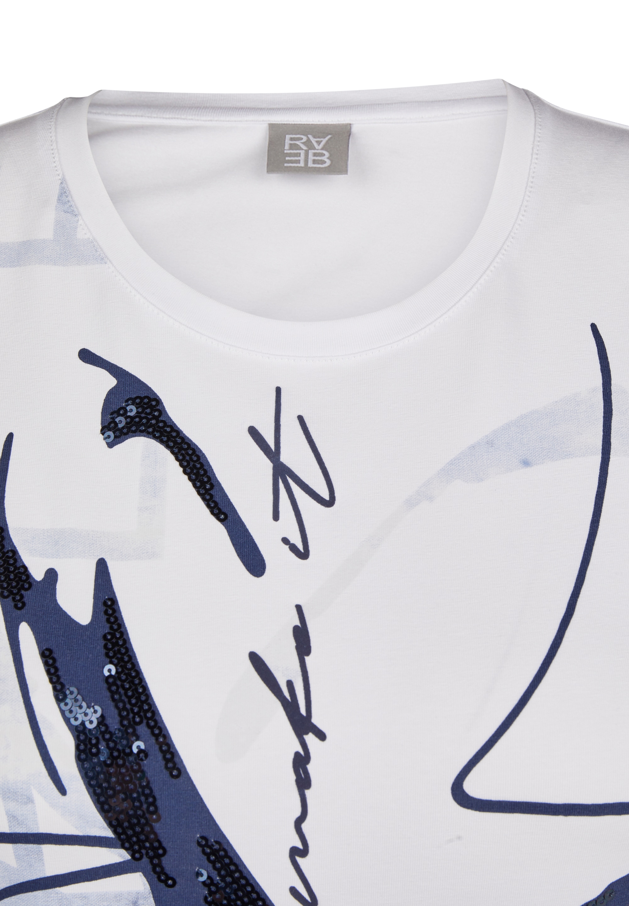Rabe Print-Shirt, mit Pailletten