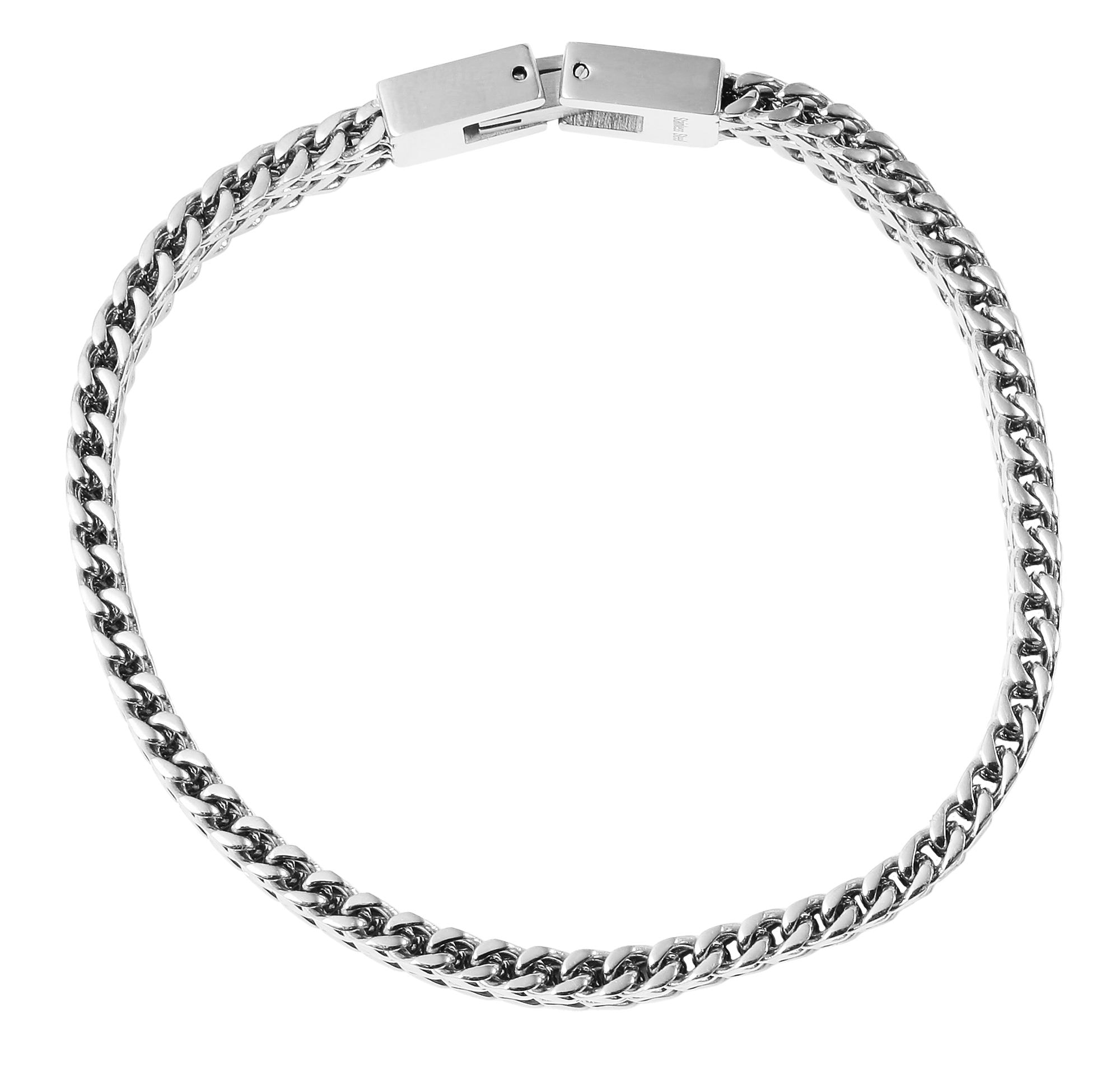 Adelia´s Panzerarmband »Unisex Armband ¿ Panzerarmband aus Edelstahl 21 cm«