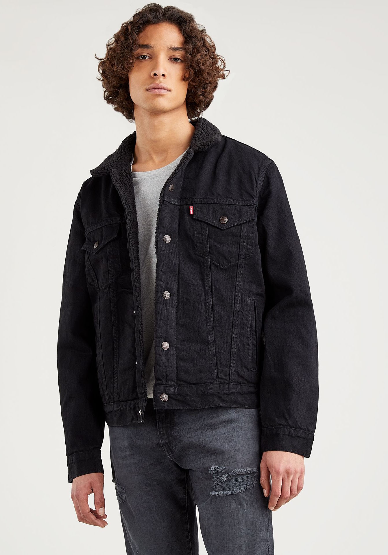 Levi's® Kurzjacke »SHERPA«, mit Sherpa Fütterung