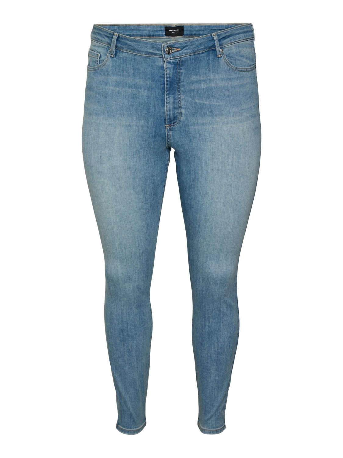 Vero Moda Curve Slim-fit-Jeans »VMPHIA HR SK JEANS LT BL CUR«
