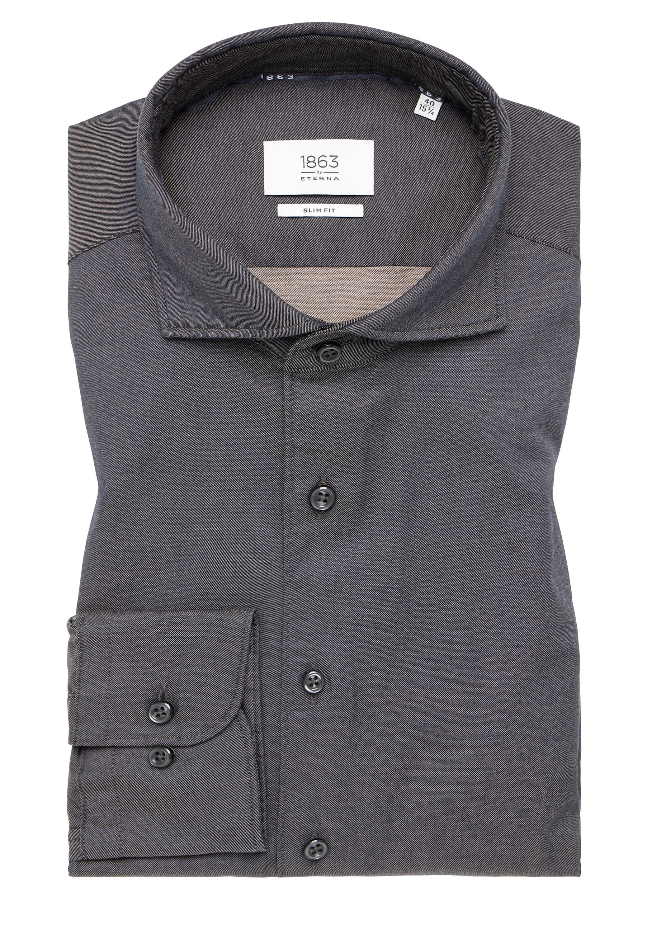 Eterna Langarmhemd »SLIM FIT«, EASY IRON (bügelleicht)