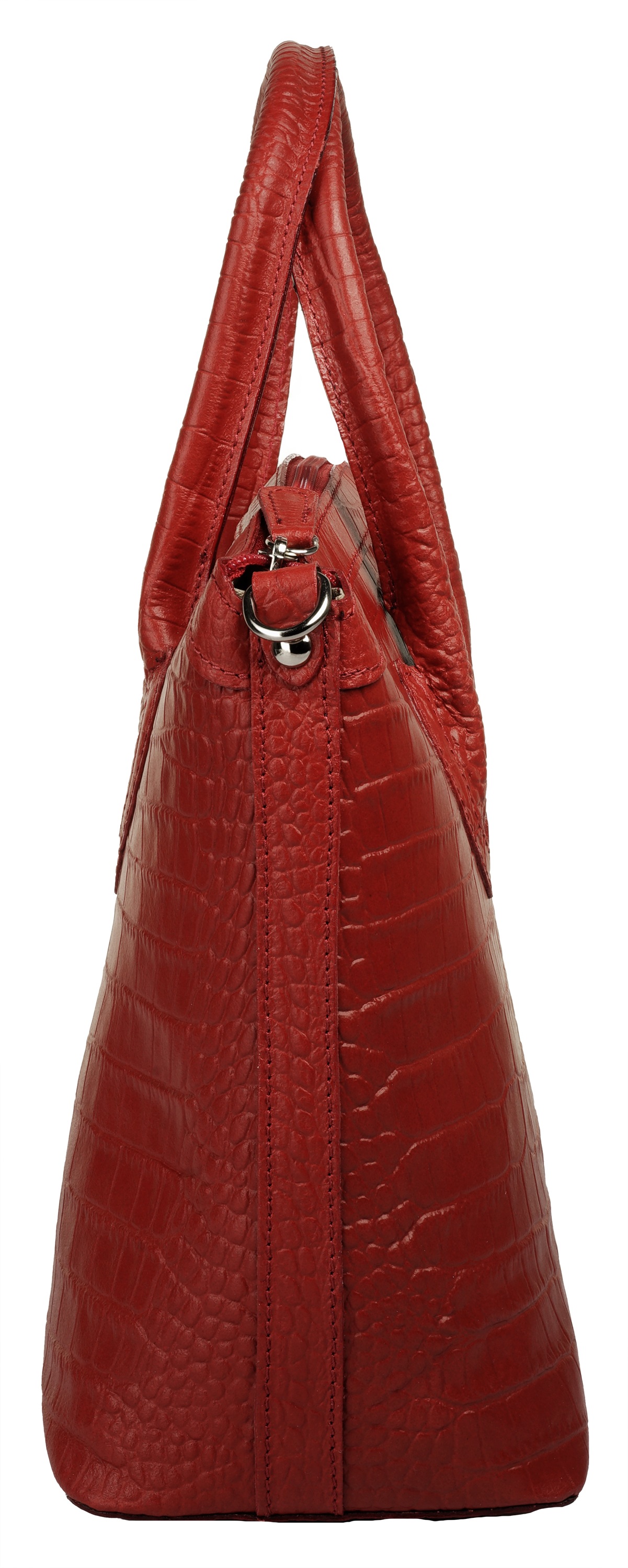 Cluty Henkeltasche, echt Leder, Made in Italy