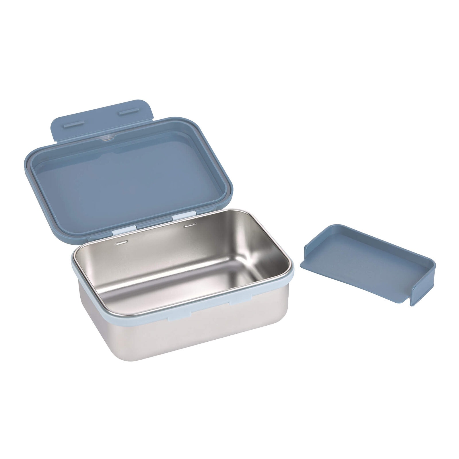 LÄSSIG Lunchbox »Edelstahl Lunchbox 17,3 x 13,3 x 6,9 cm«, (1 tlg.)