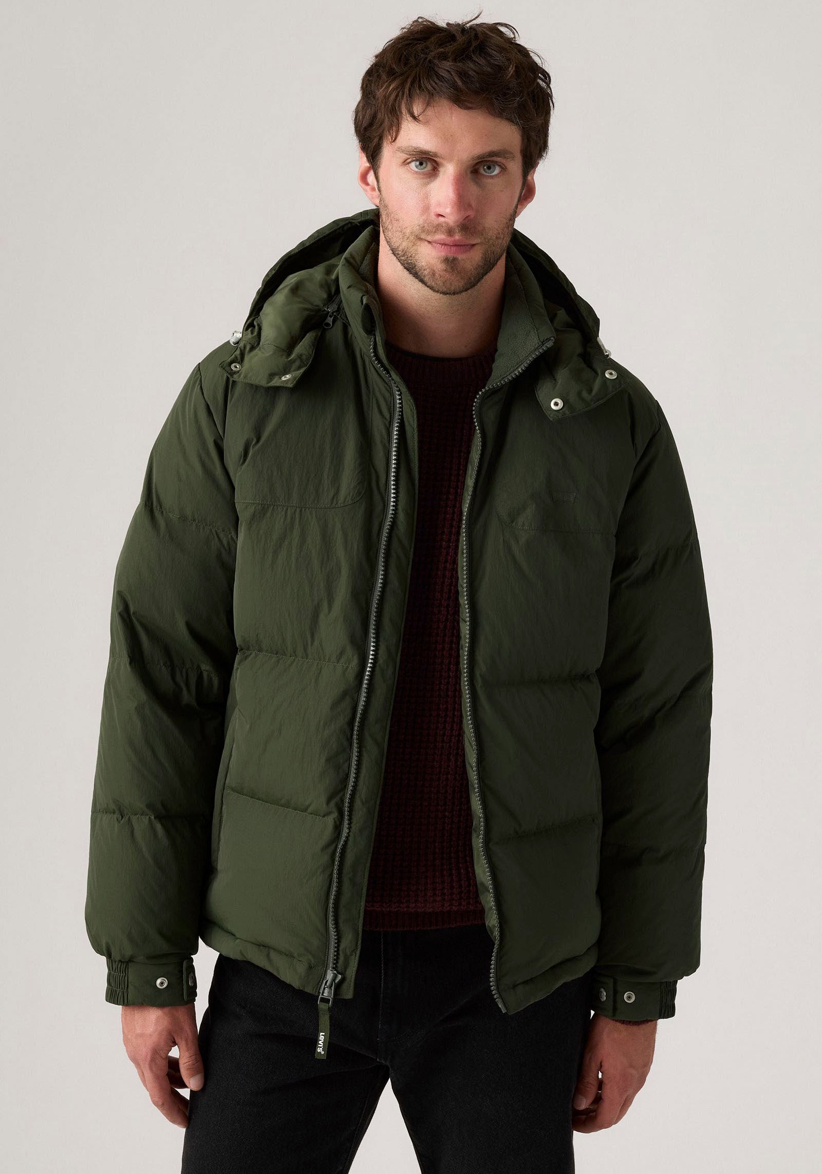 Levi's® Steppjacke »ROCKRIDGE SHORT PUFFER«, mit Kapuze