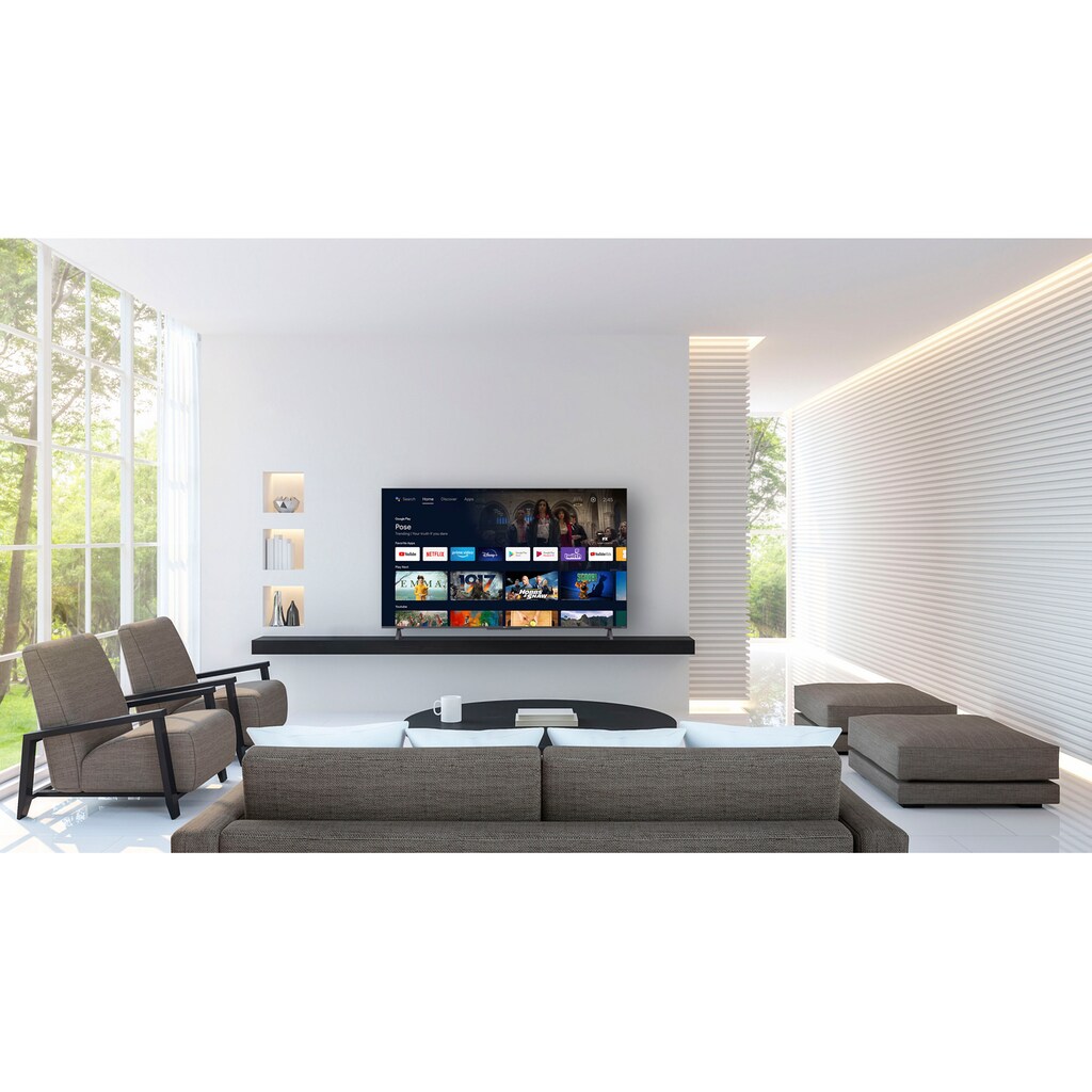 TCL QLED-Fernseher »75C722X1«, 189 cm/75 Zoll, 4K Ultra HD, Android TV-Smart-TV