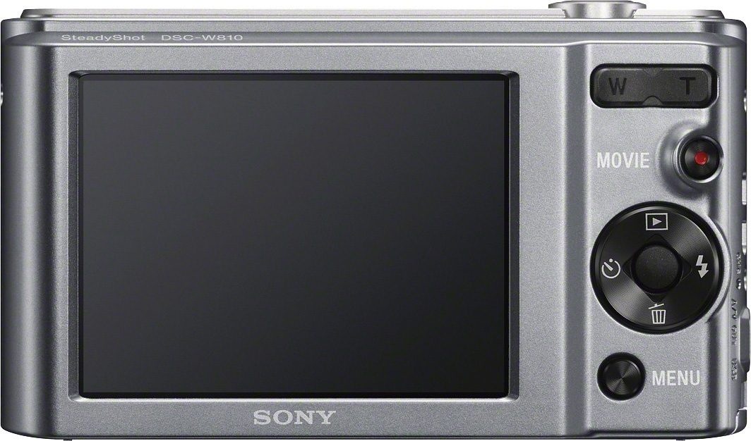 Sony Kompaktkamera »DSC-W810«, 20,1 MP, 6 fachx opt. Zoom, Gesichtserkennungstechnologie für bis zu 8 Gesichter