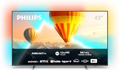 Philips LED-Fernseher »43PUS8107/12«, 108 cm/43 Zoll, 4K Ultra HD, Smart-TV-Android... kaufen