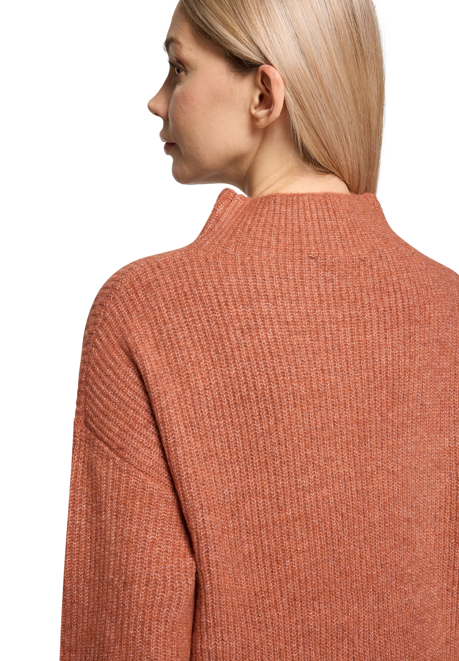 Cartoon Strickkleid »Strickkleid mit Stehkragen«