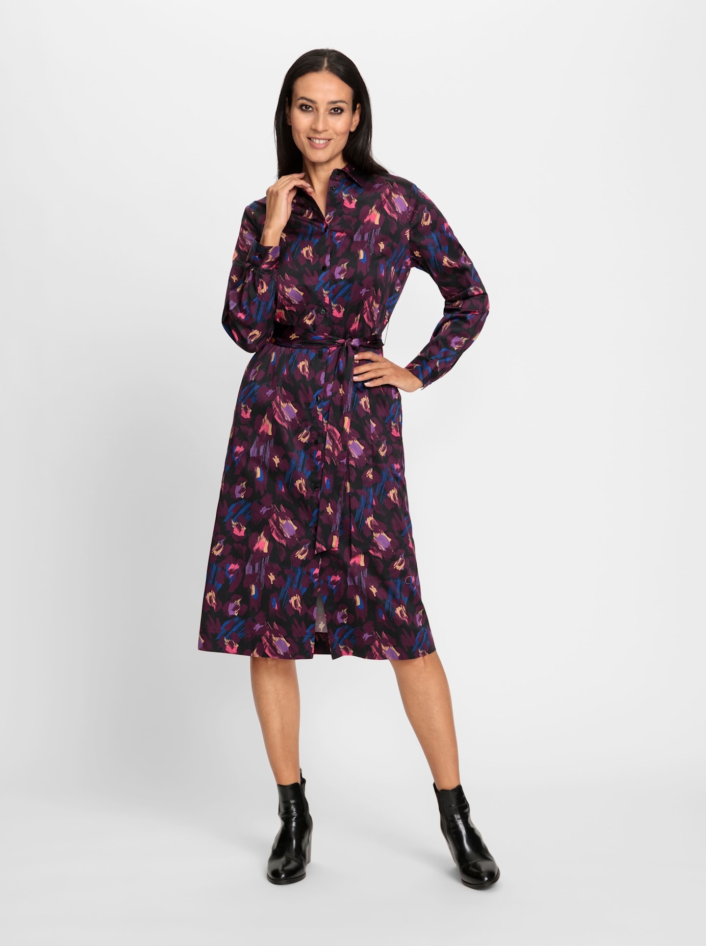 heine Hemdblusenkleid »Druck-Kleid«