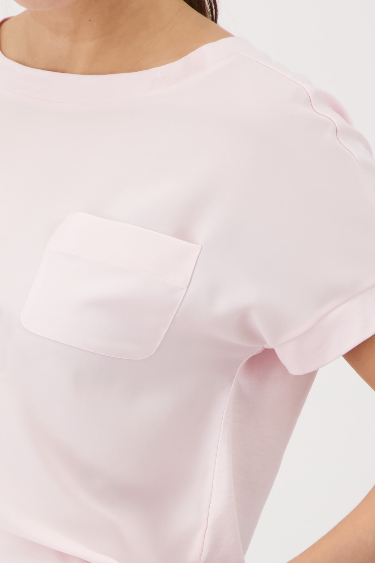 Monari Schlupfbluse »Schluse Basic Schluse« Regular fit mit Brusttasche