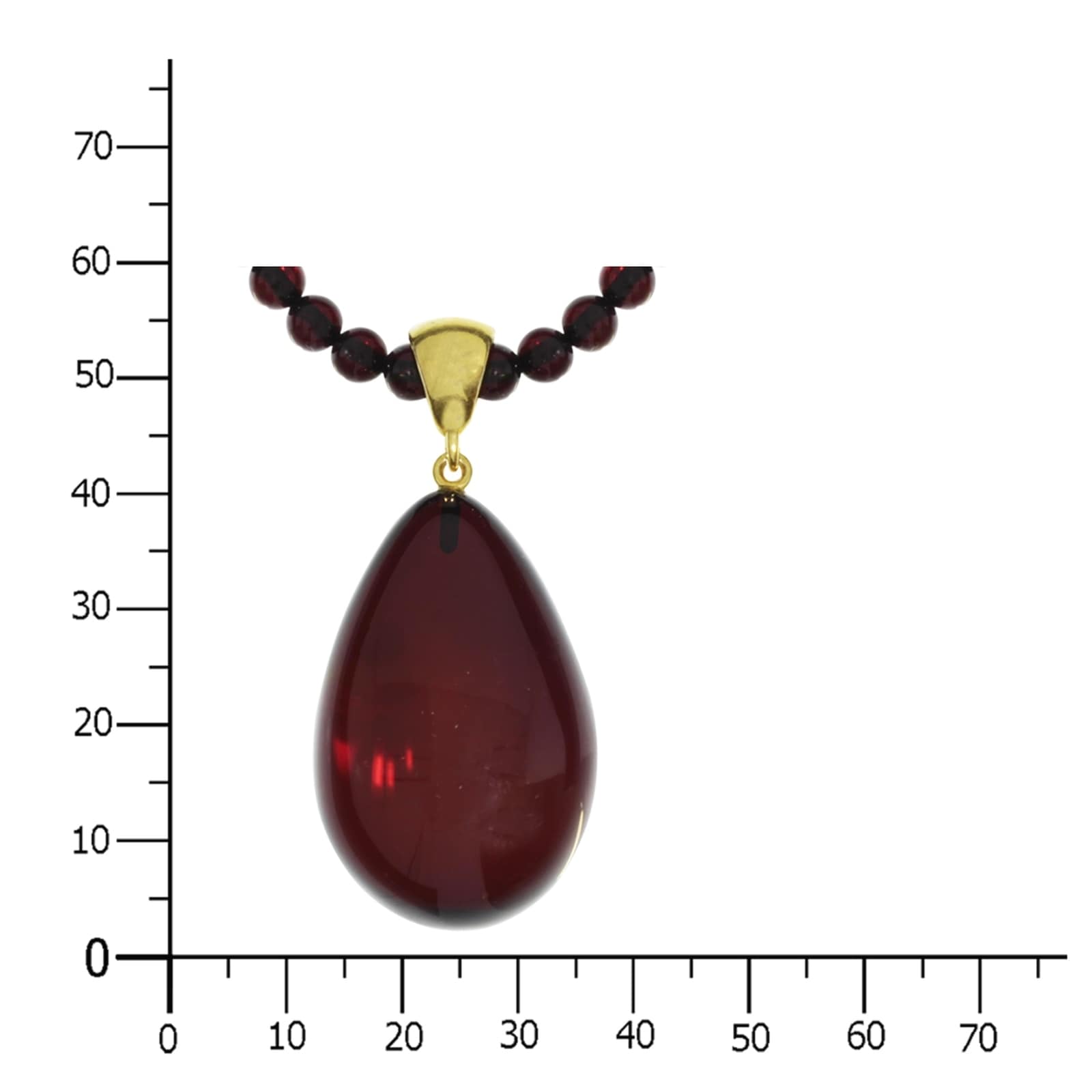 OSTSEE-SCHMUCK Kette ohne Anhänger »- Danielle - Bernstein -,«