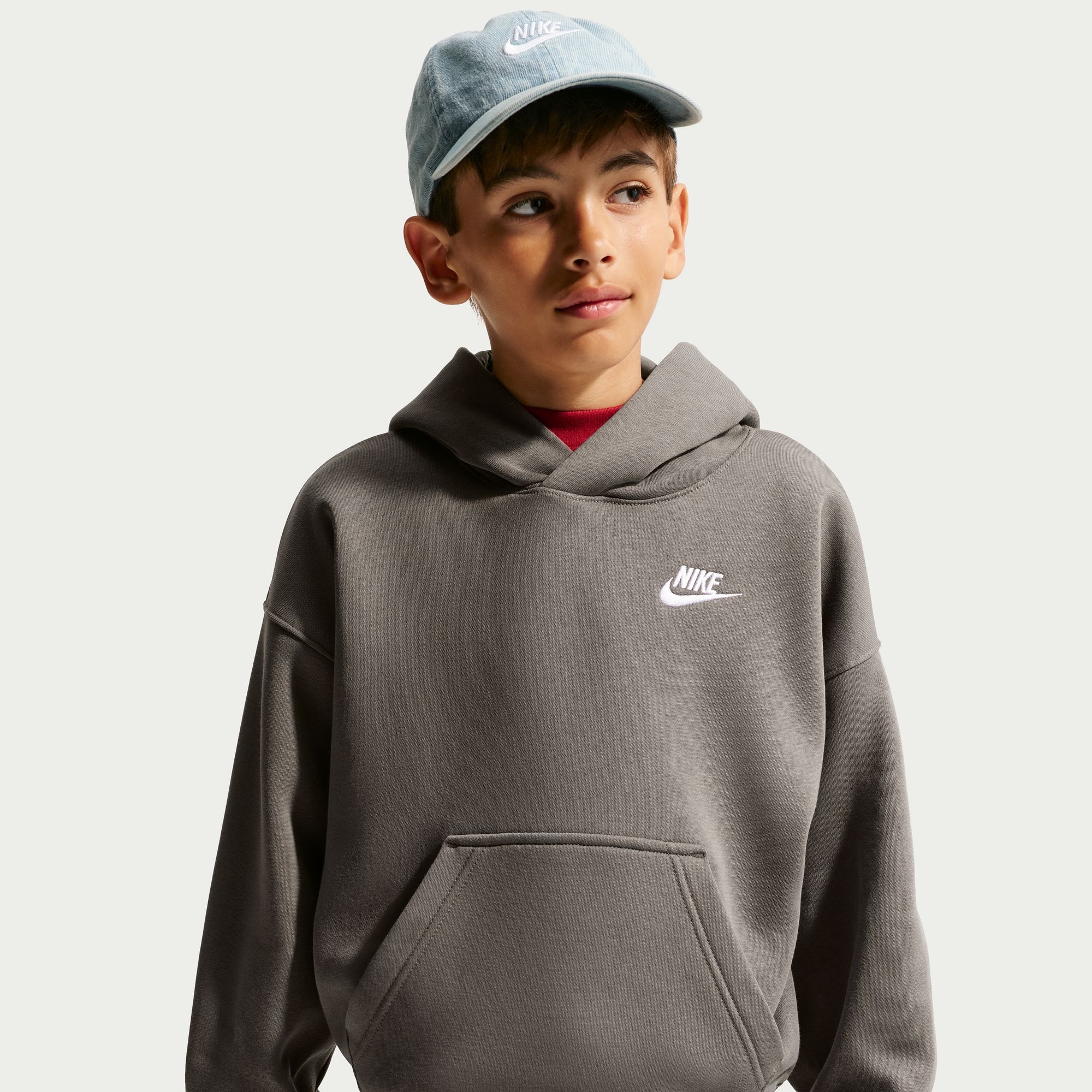 Nike Sportswear Kapuzensweatshirt »K NSW CLB FLC OS HDY«, Für Kinder und Jugendliche
