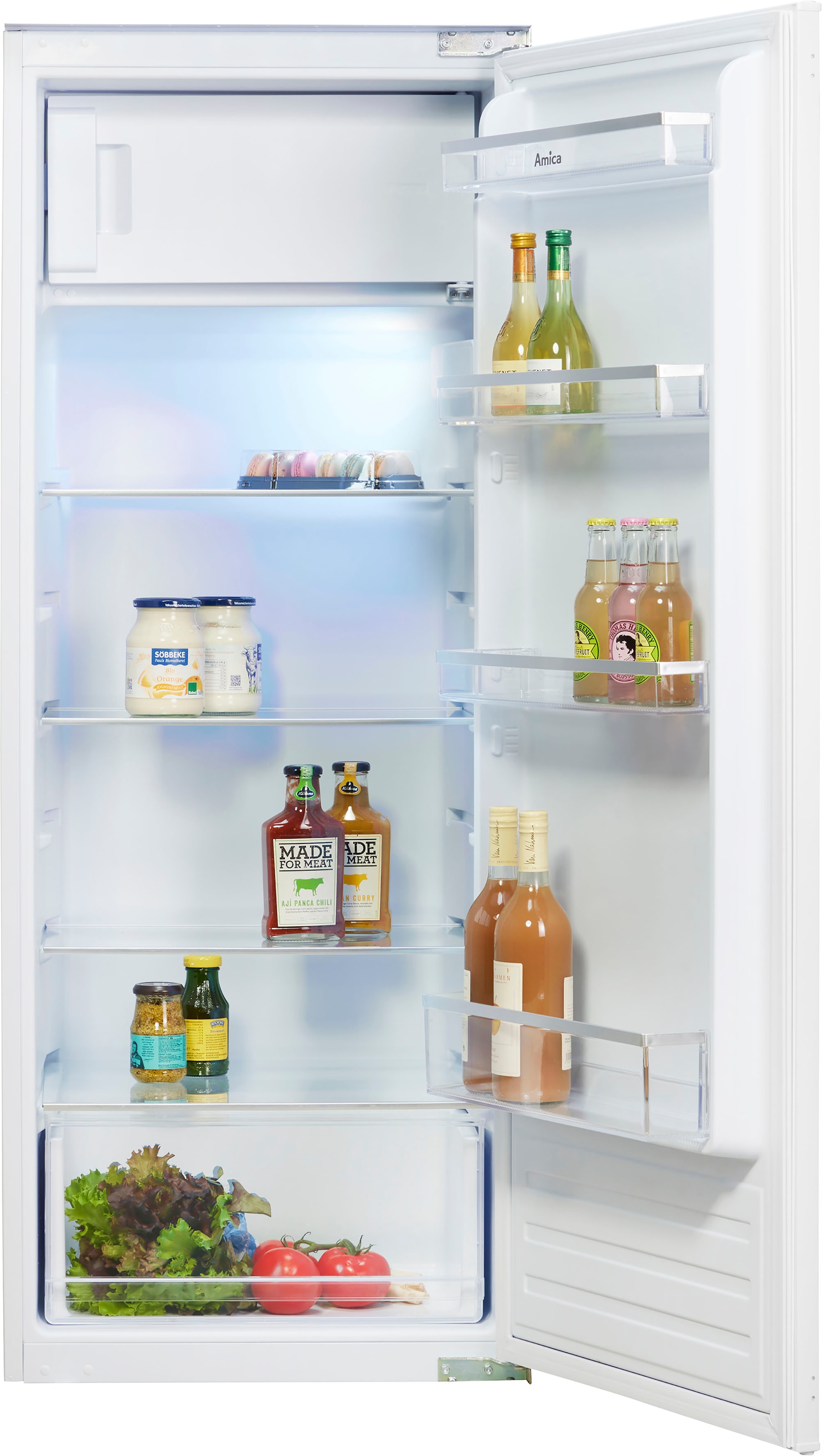 Amica Einbaukühlschrank »EKSS 364 200«, EKSS 364 200, 139,7 cm hoch, 54 cm  breit online bei OTTO | Kühlschränke