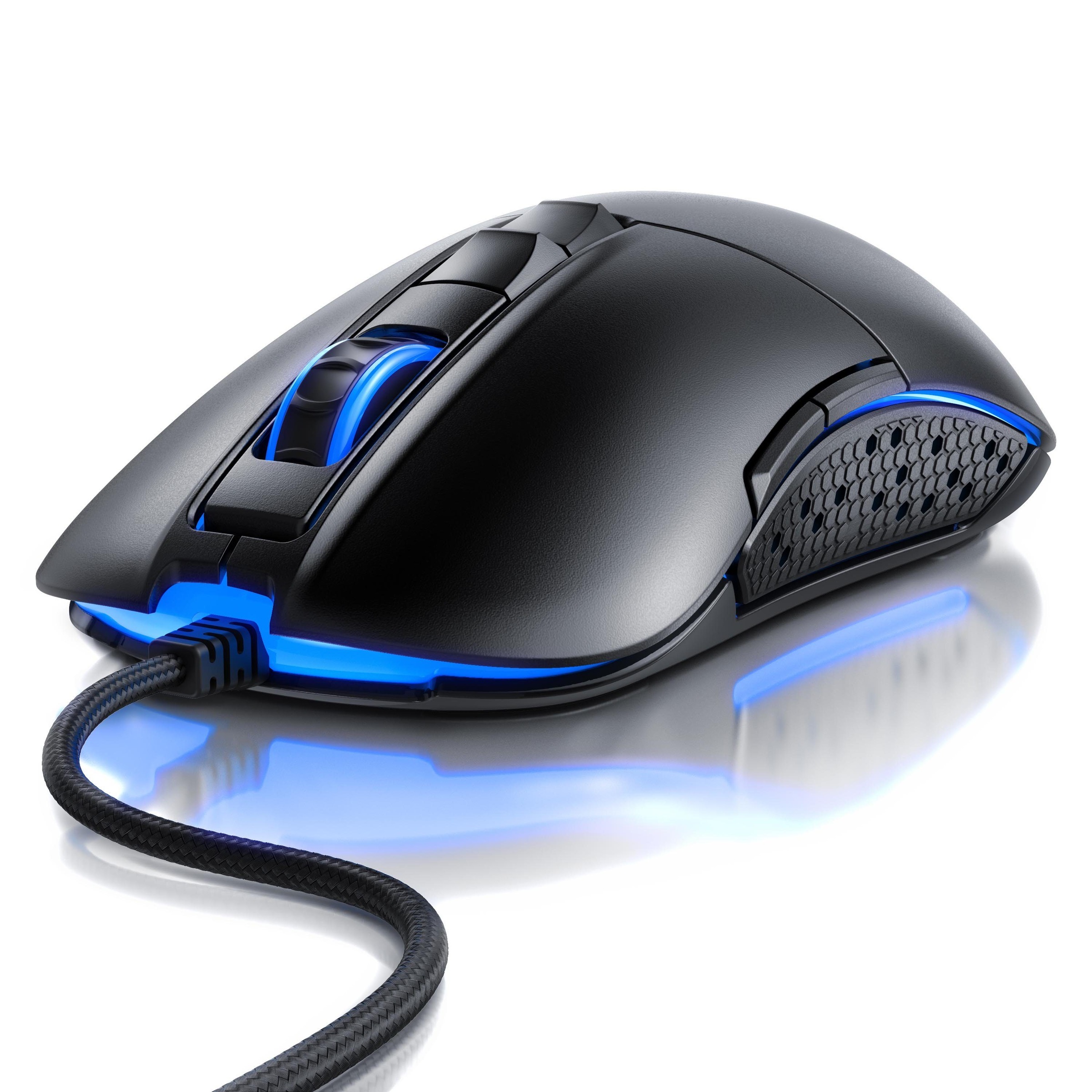Titanwolf Gaming Maus für Rechts & Linkshänder
