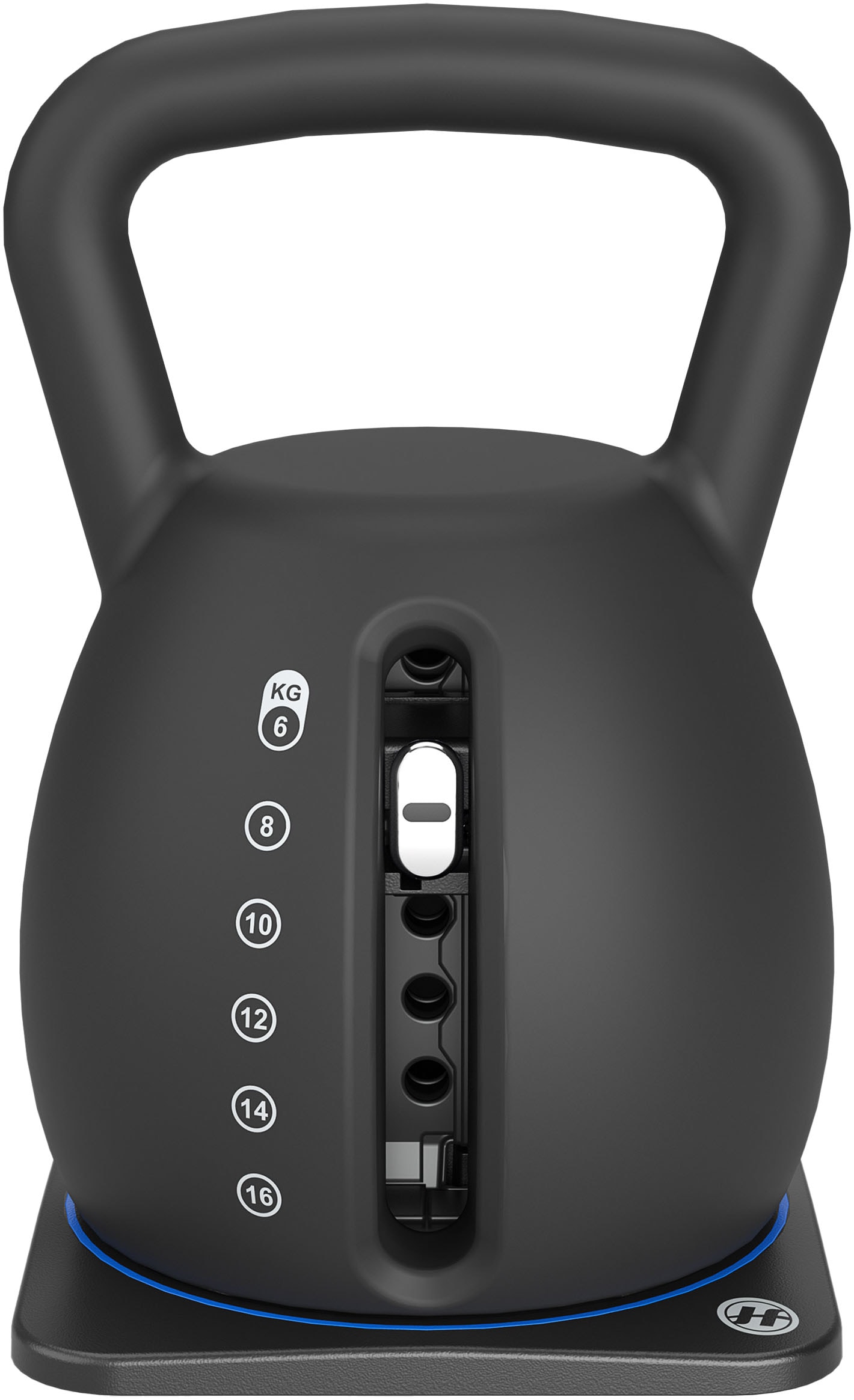 Horizon Fitness Kettlebell 16 kg Packung, 7 Stk. tlg. verstellbar in schwarz