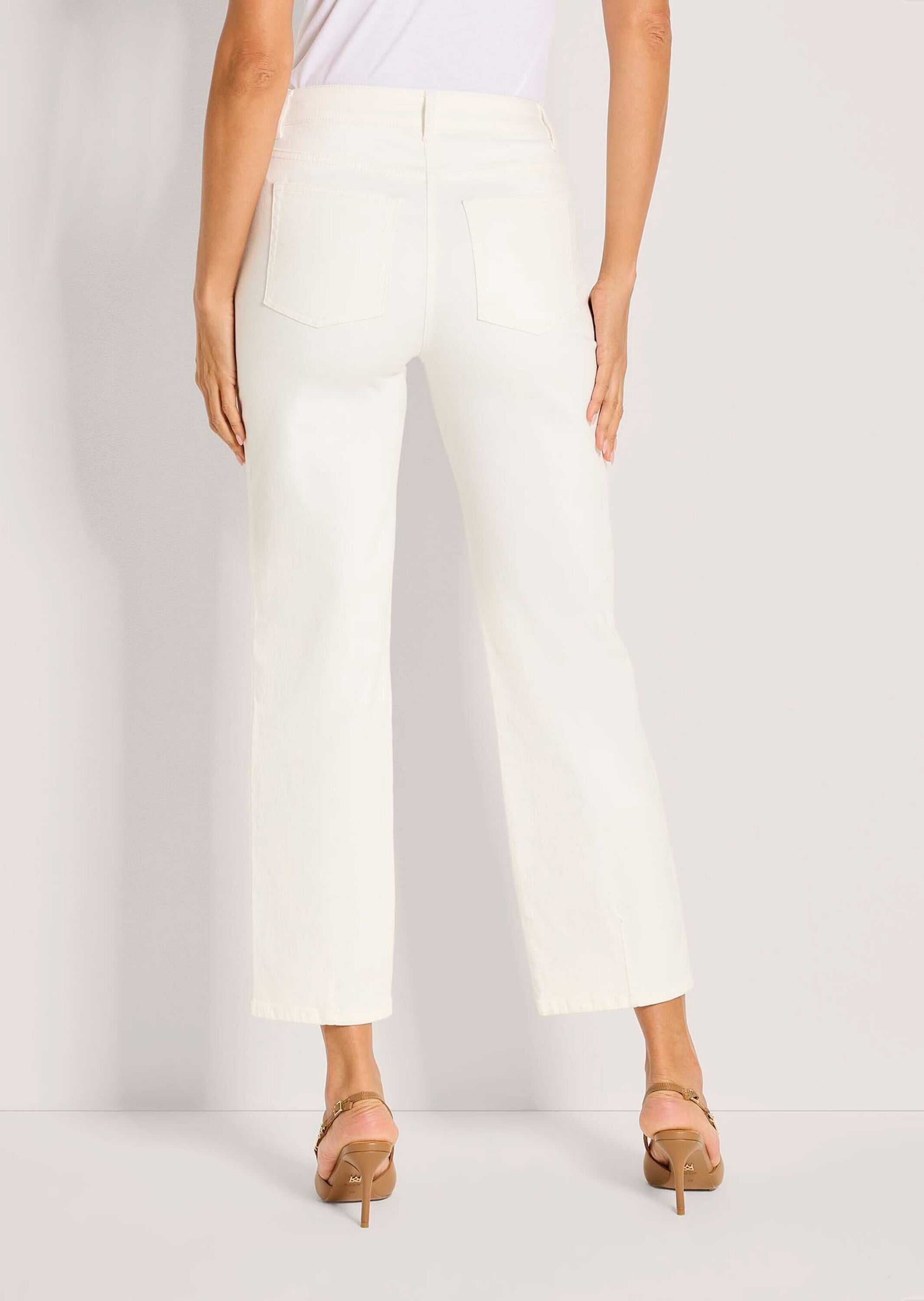 MADELEINE Regular-fit-Jeans »Jeans Baumwollhose mit Saumabnähern«