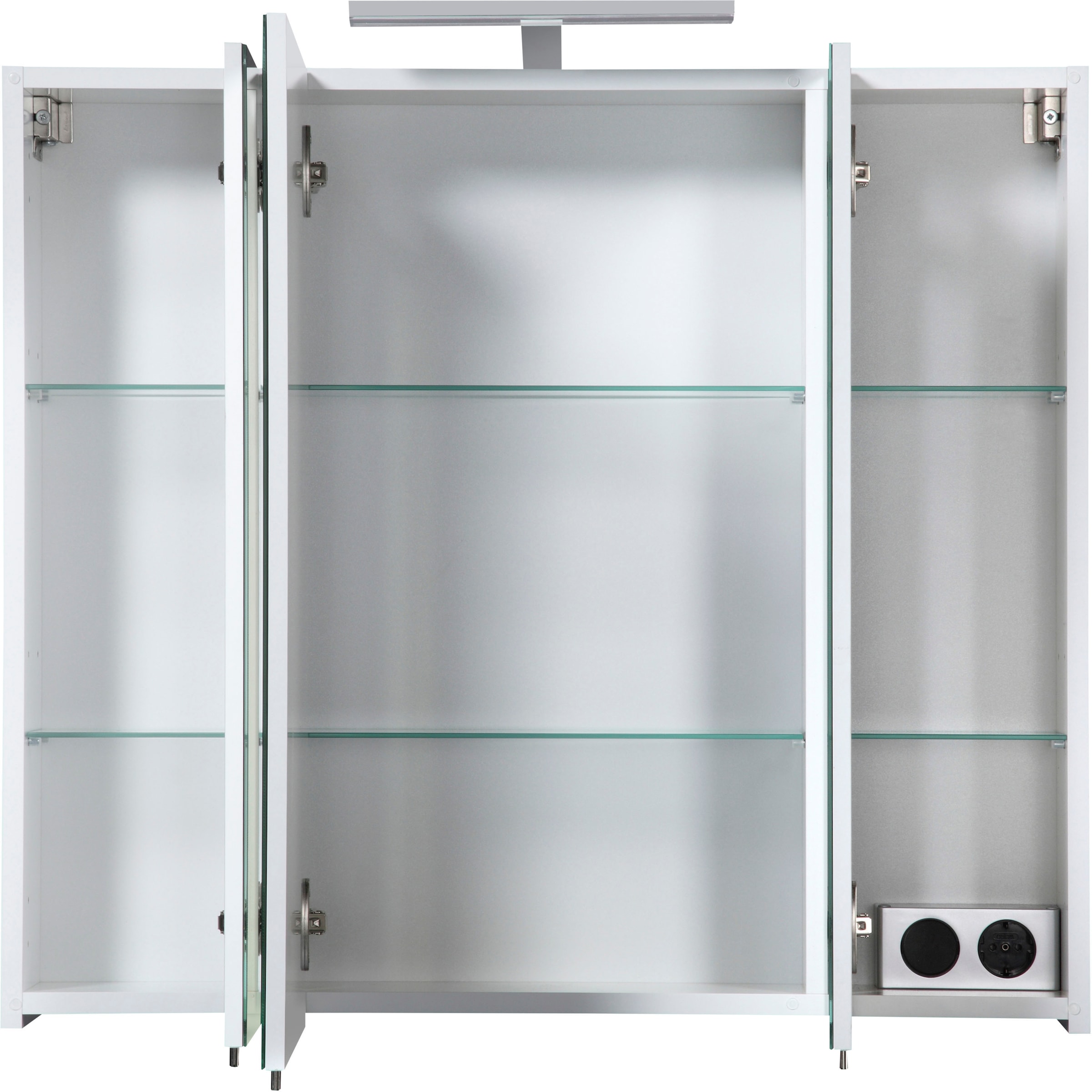 welltime Spiegelschrank »Torino, Spiegelschrank, Made in Germany, B: 80 cm« Solide Verarbeitung - Dieses Produkt ist in Deutschland gefertigt