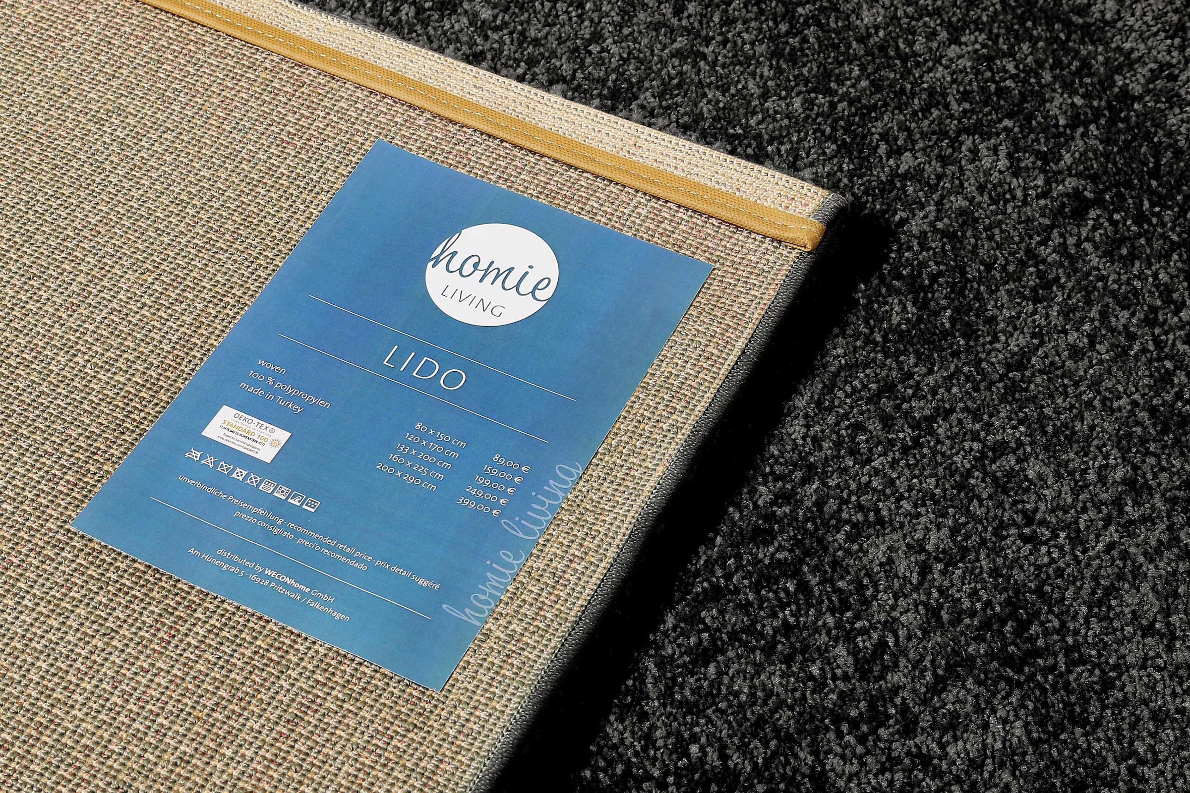 Homie Living Teppich »Lido HL-822937«, rechteckig, 18 mm Höhe