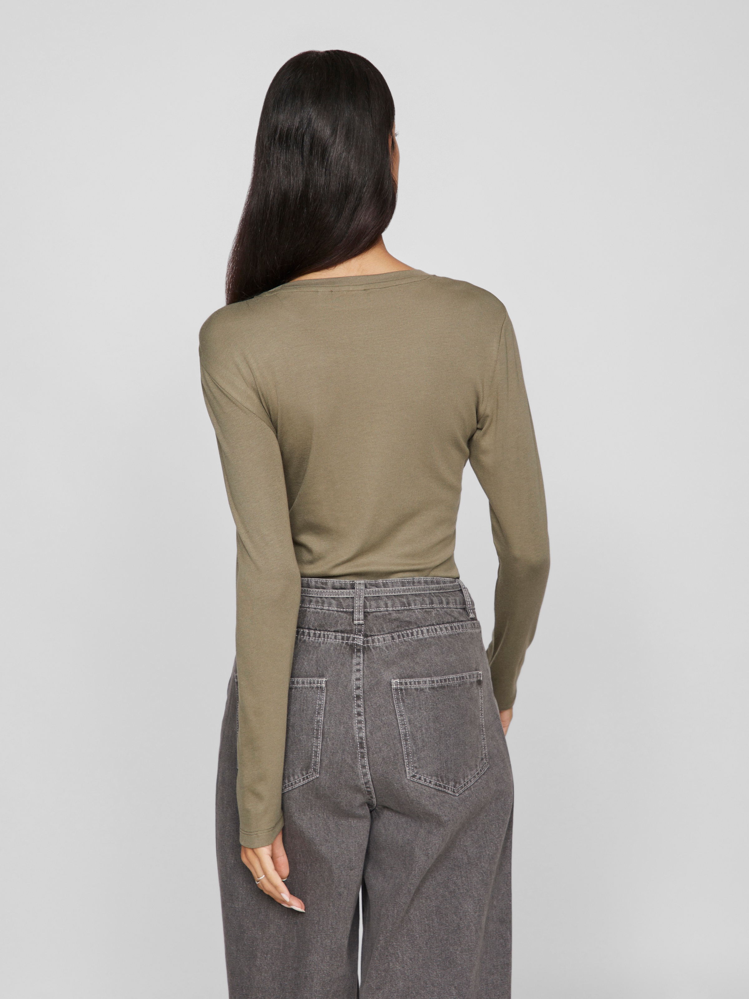 Vila Langarmshirt »VIALEXIA O-NECK L/S TOP - NOOS«