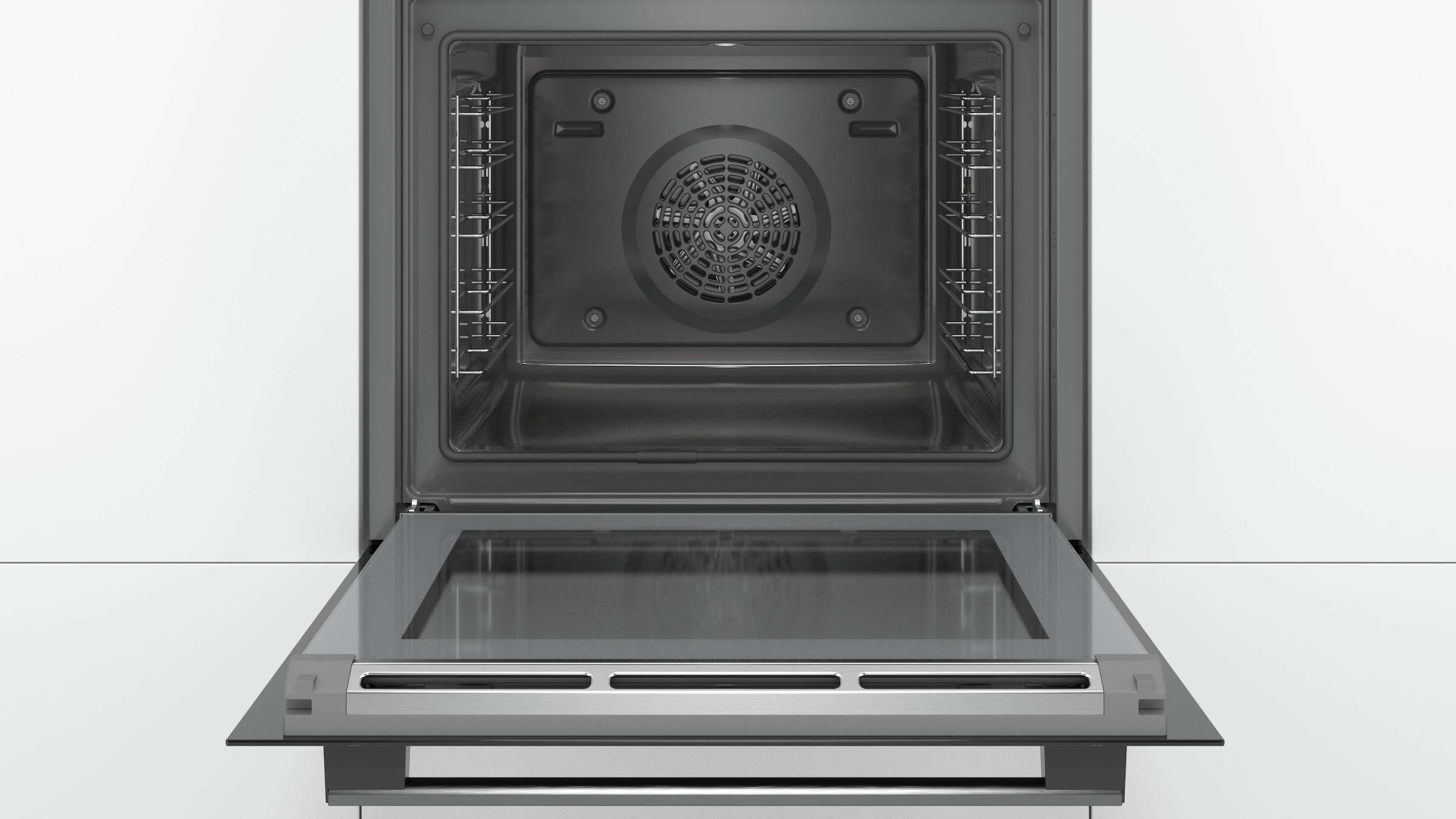 BOSCH Pyrolyse Backofen »HBA578BS0«, Serie 6, HBA578BB0, mit Teleskopauszug nachrüstbar, Pyrolyse-Selbstreinigung