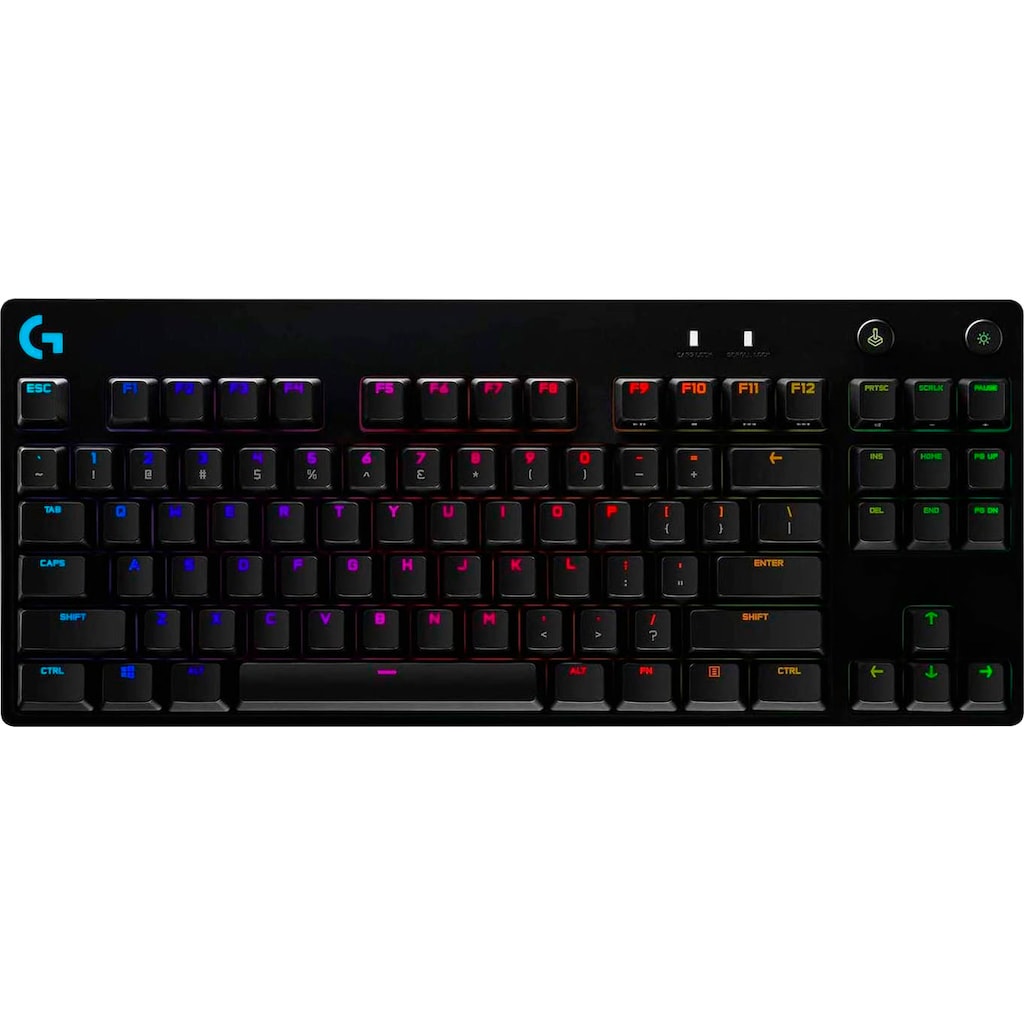Logitech G Gaming-Tastatur »G PRO Mechanical Gaming Keyboard Clicky«, (Ziffernblock), Nummernblock