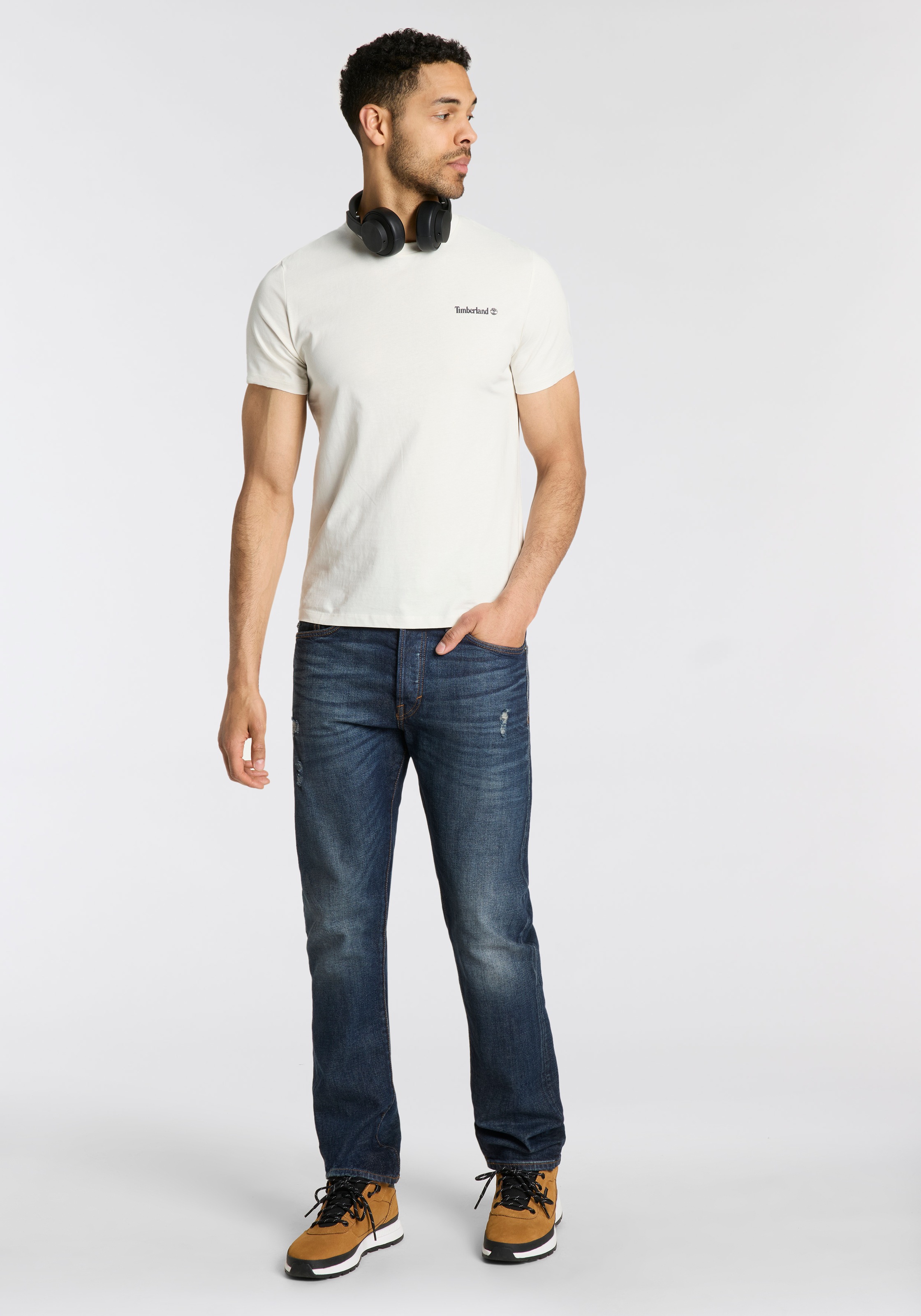 Timberland T-Shirt »Small Linear Logo Print Tee«
