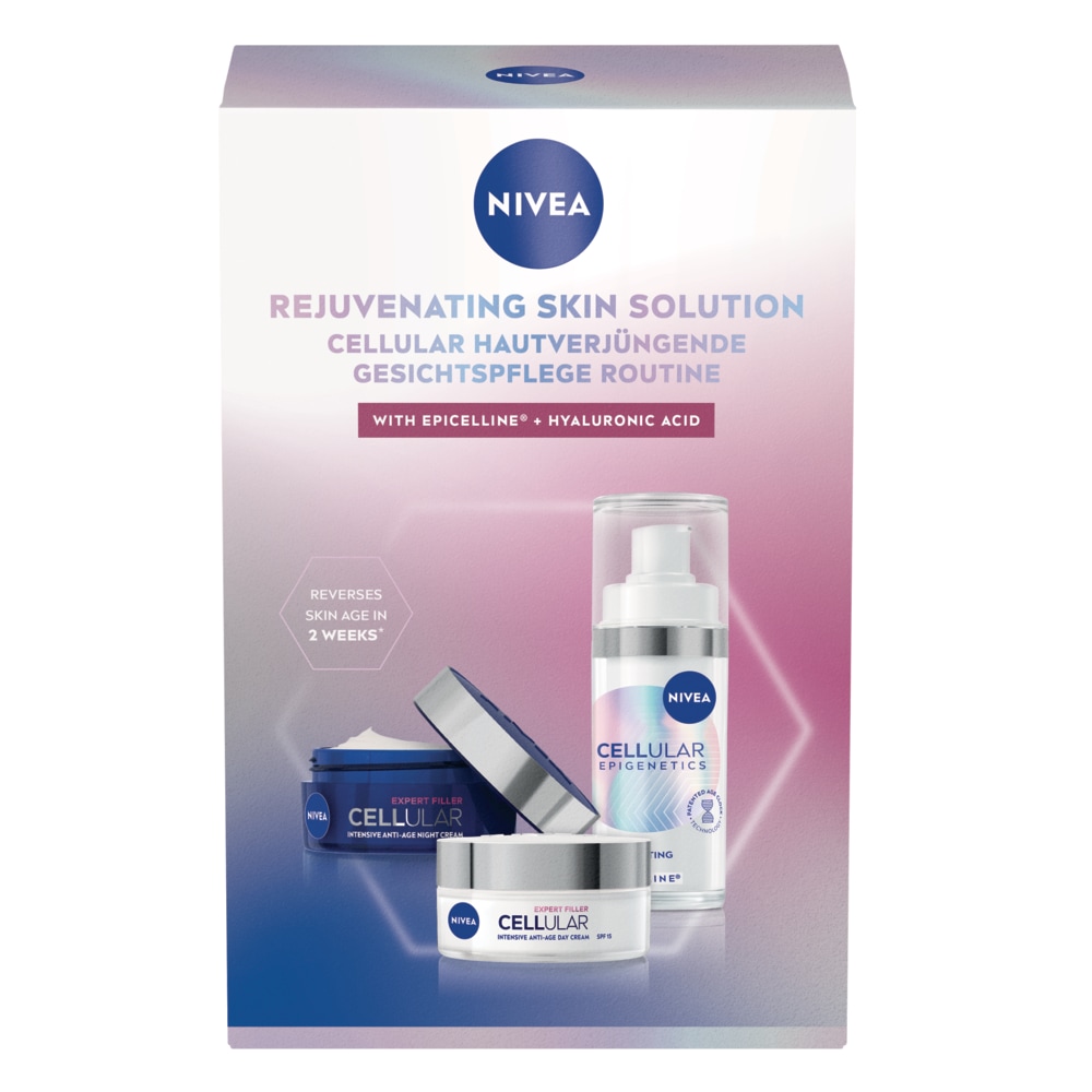 Nivea Gesichtspflege-Set »NIVEA CELLULAR Hautverjüngende Gesichtspflege Routine Set«