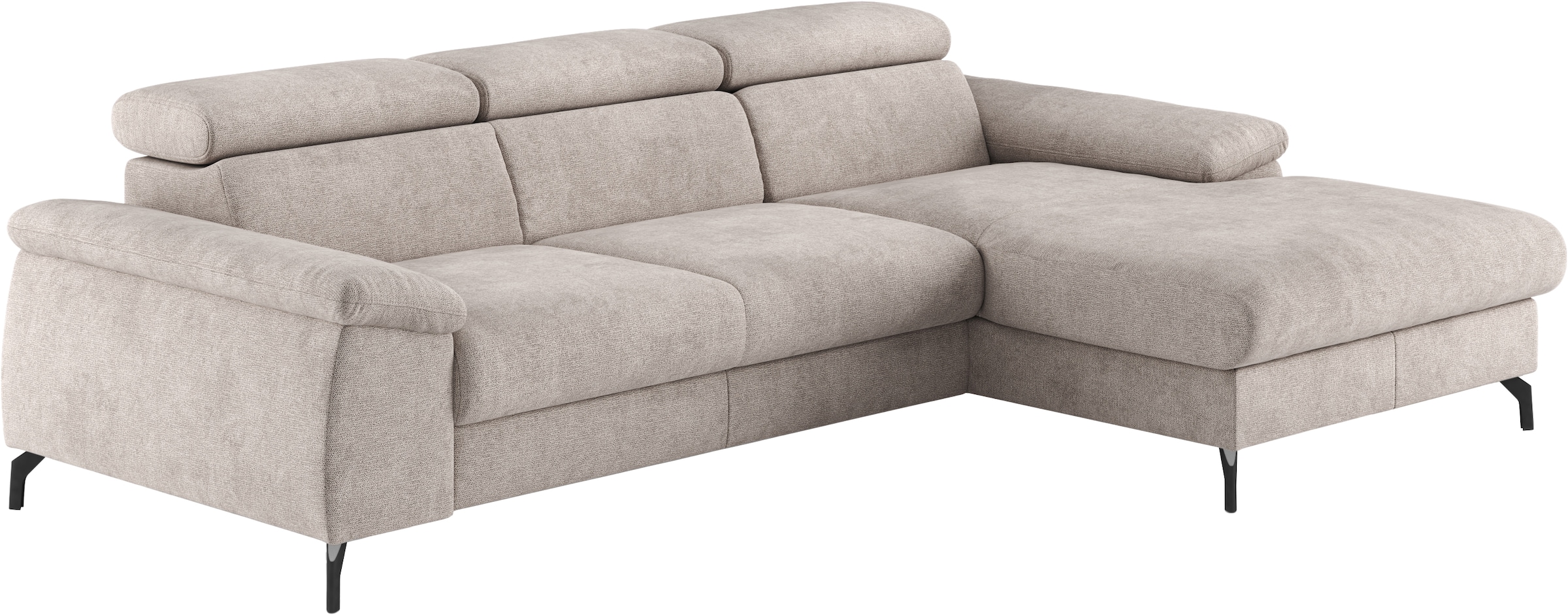 COTTA Ecksofa »Kitty L-Form«, mit Kopfteilverstellung, wahlweise mit Bettfunktion & Bettkasten