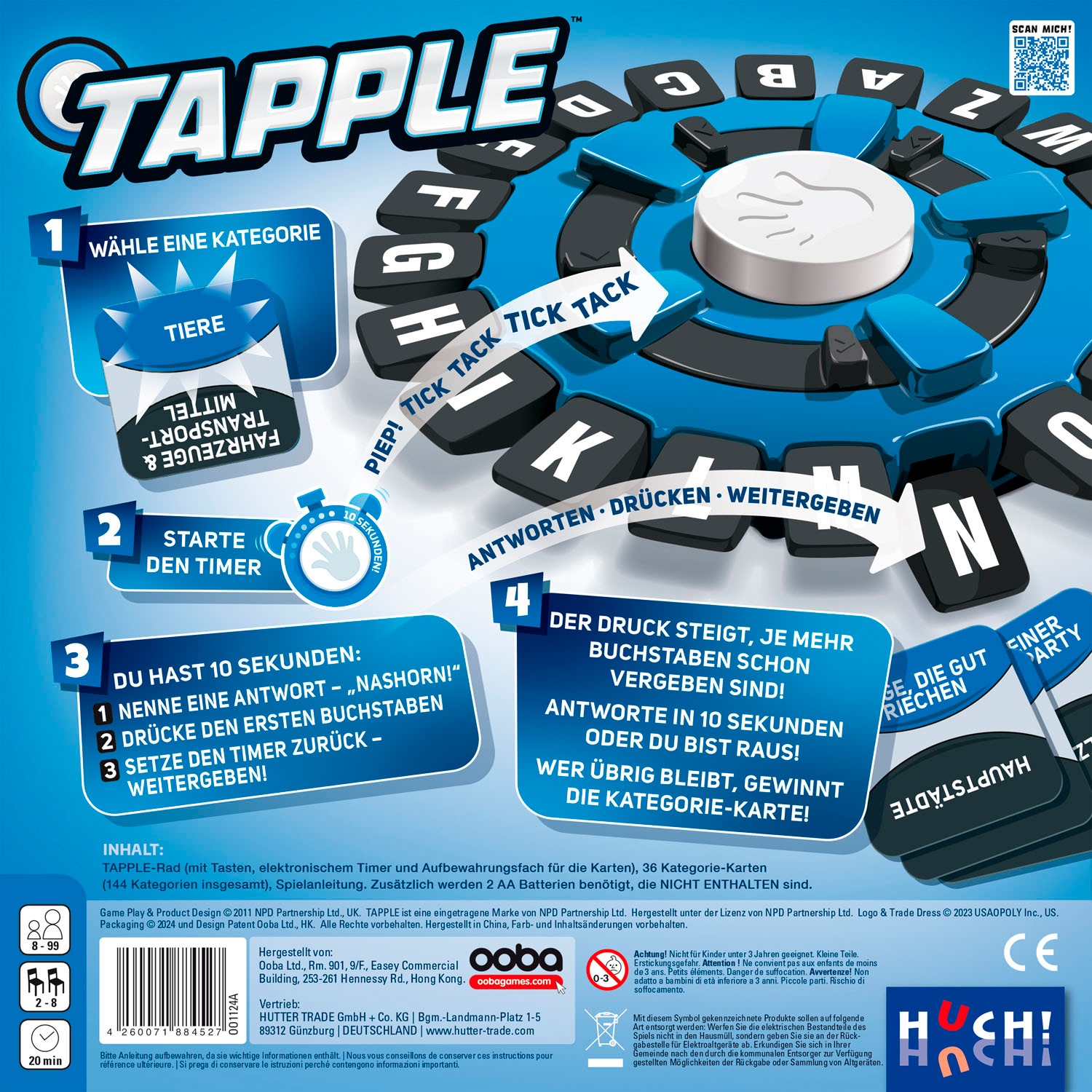HUCH! Spiel »Tapple«